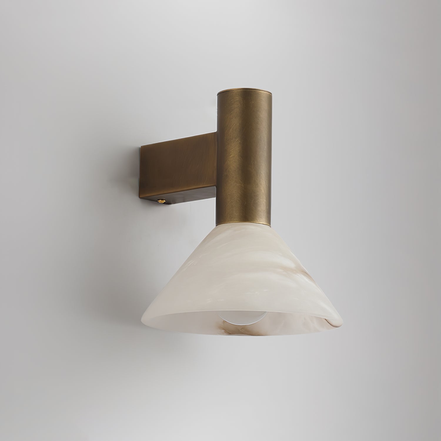 Eurnoria Cone Alabaster Wall Light - Blowlighting