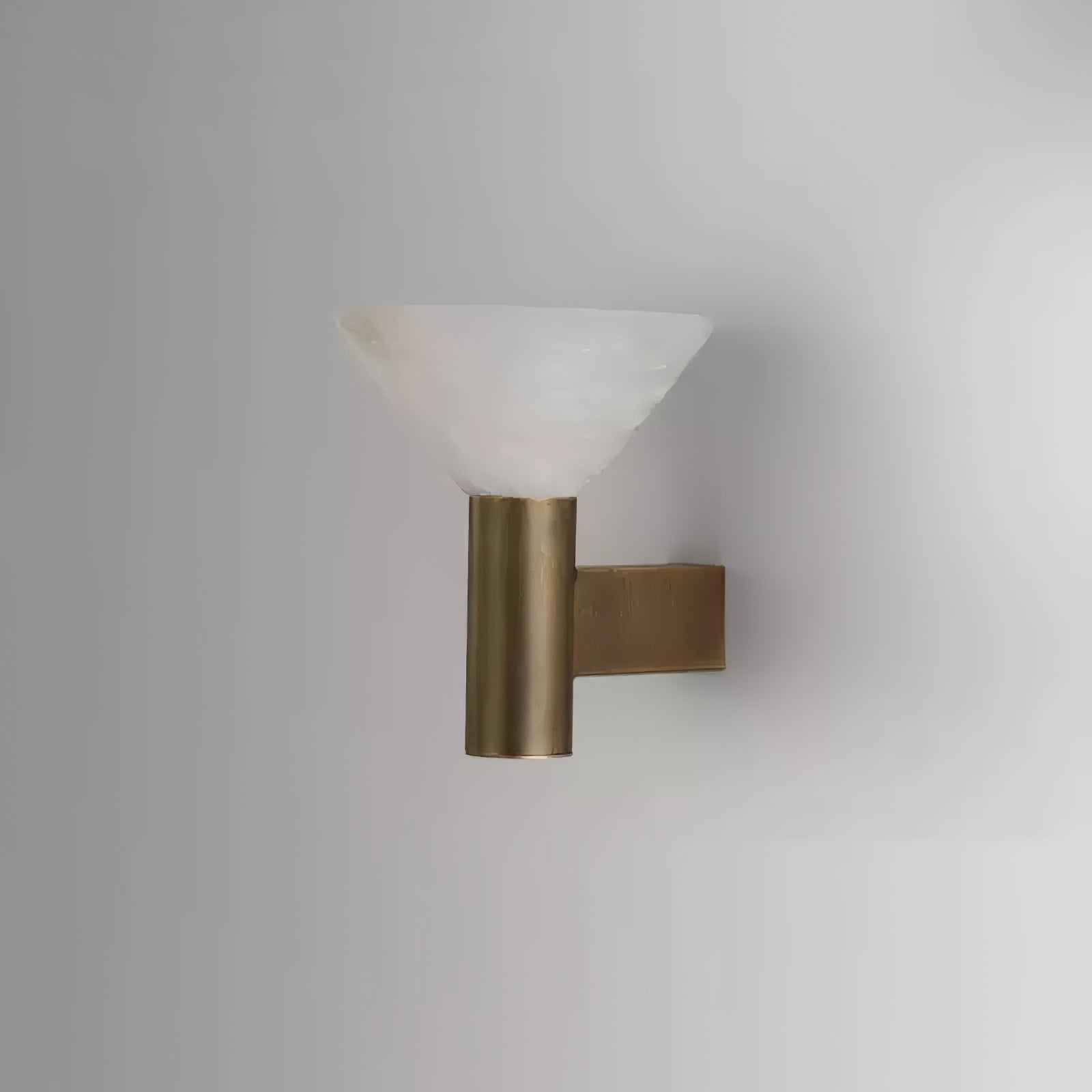 Eurnoria Cone Alabaster Wall Light - Blowlighting