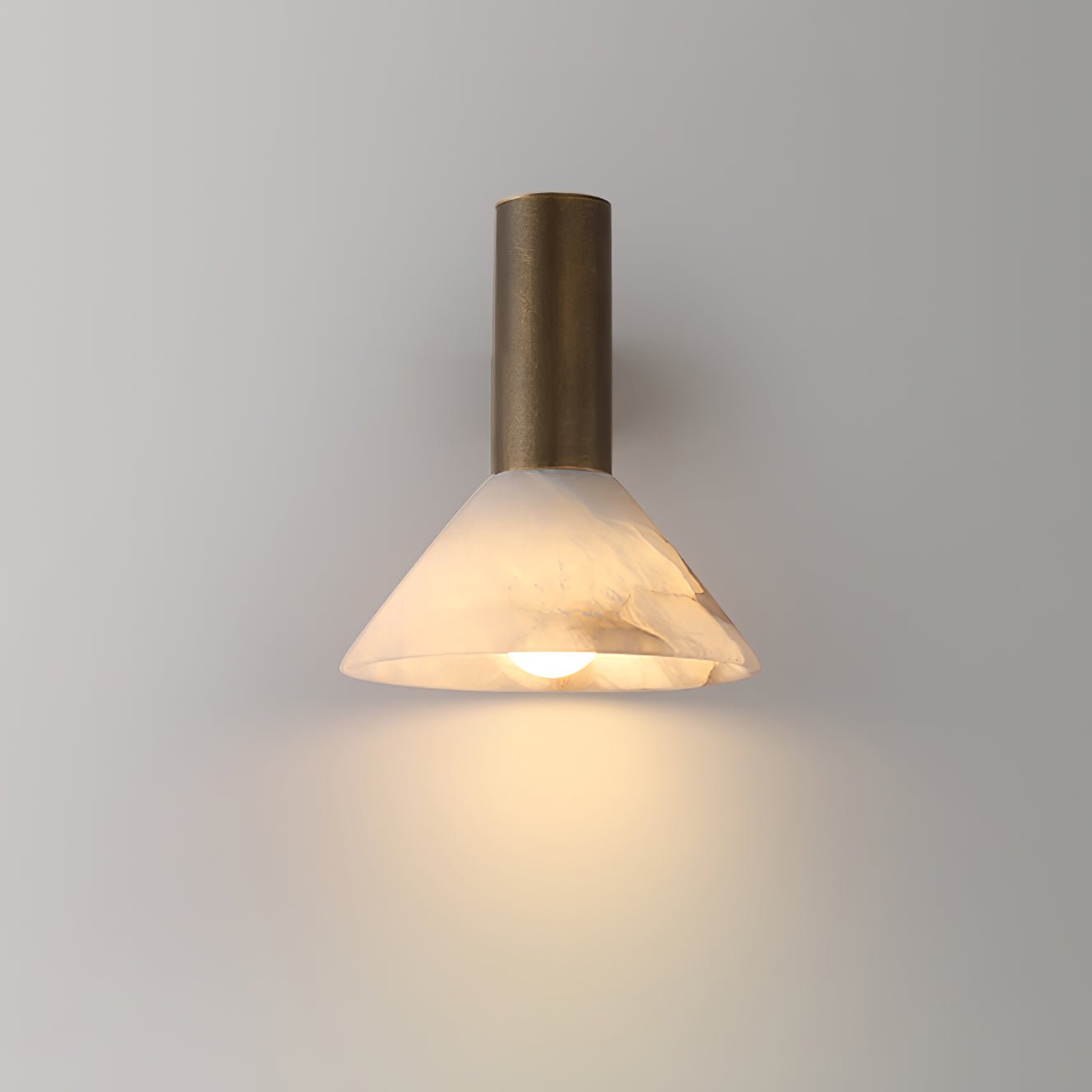 Eurnoria Cone Alabaster Wall Light - Blowlighting