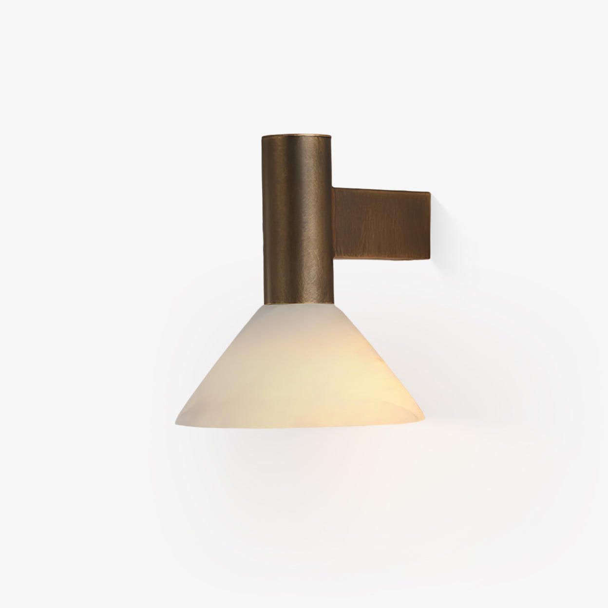 Eurnoria Cone Alabaster Wall Light - Blowlighting