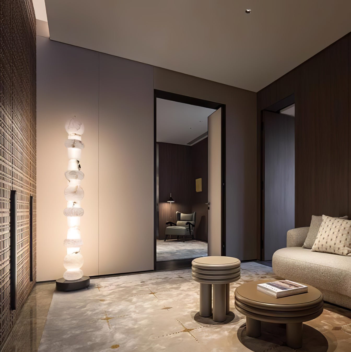 Cirinion Alabaster Floor Lamp - Blowlighting