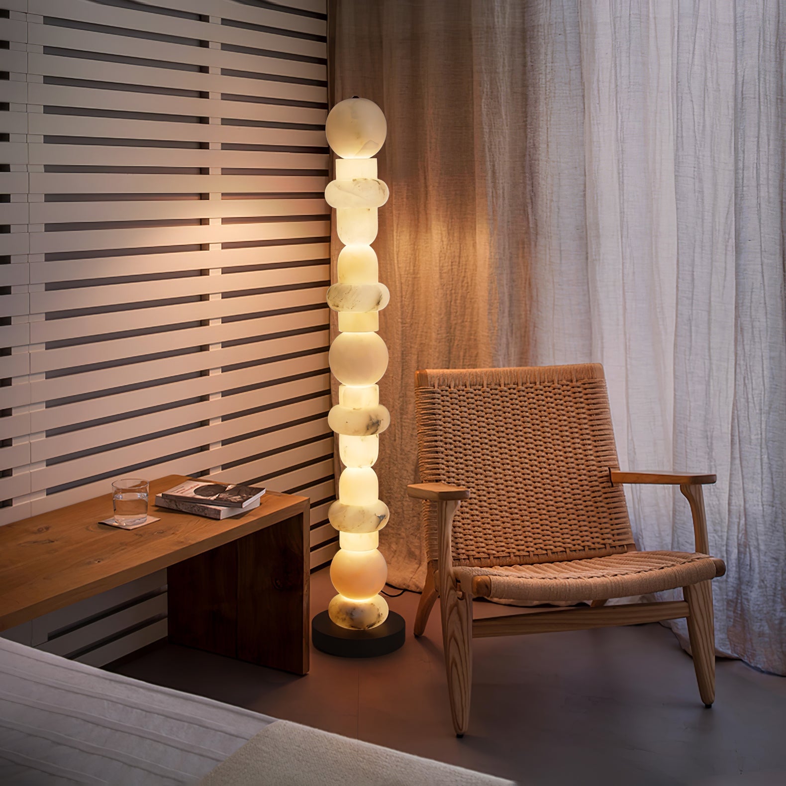 Cirinion Alabaster Floor Lamp - Blowlighting