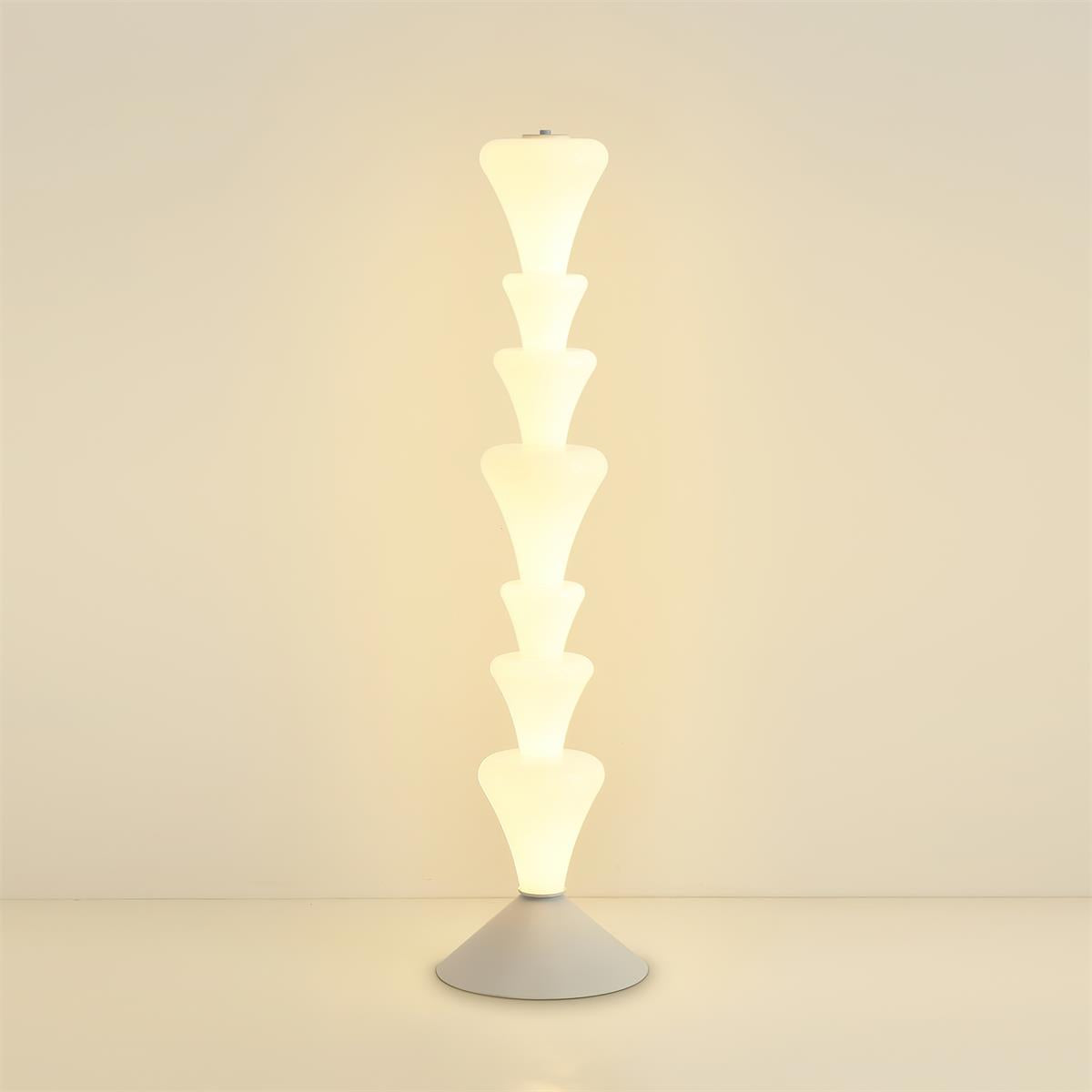 Totem Retro Glass Flux Floor Light