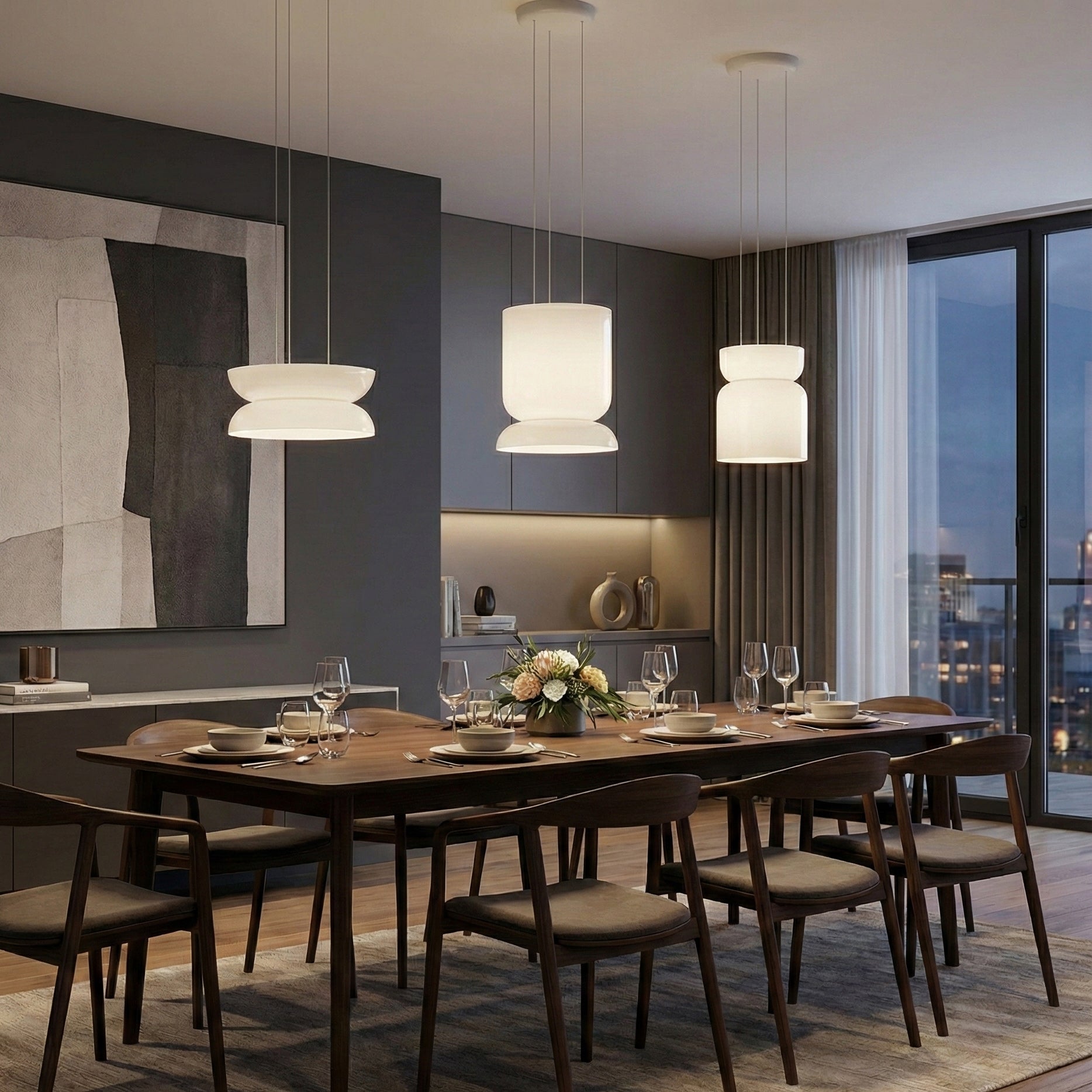 Totem Modern Iron LED Pendant Light