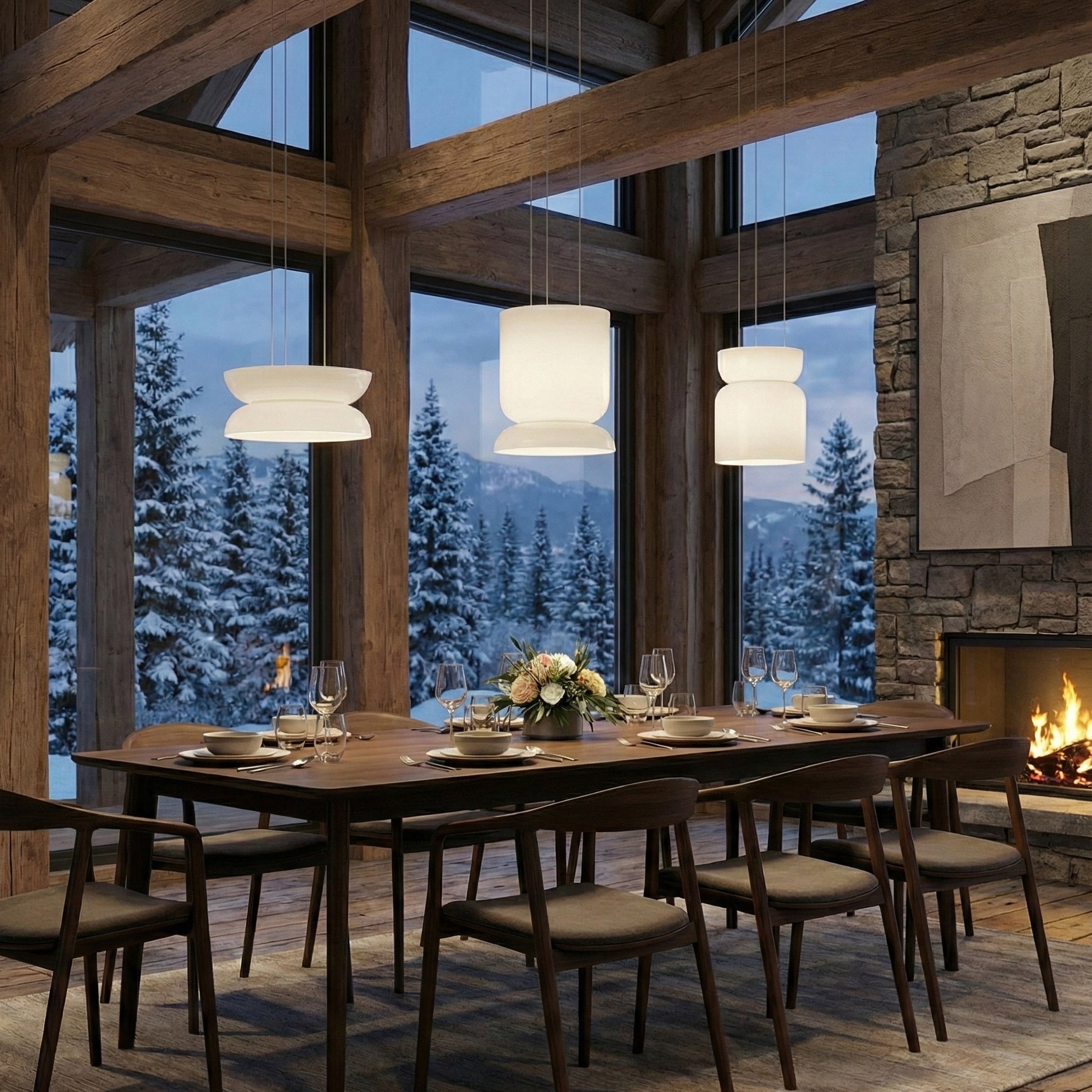 Totem Modern Iron LED Pendant Light