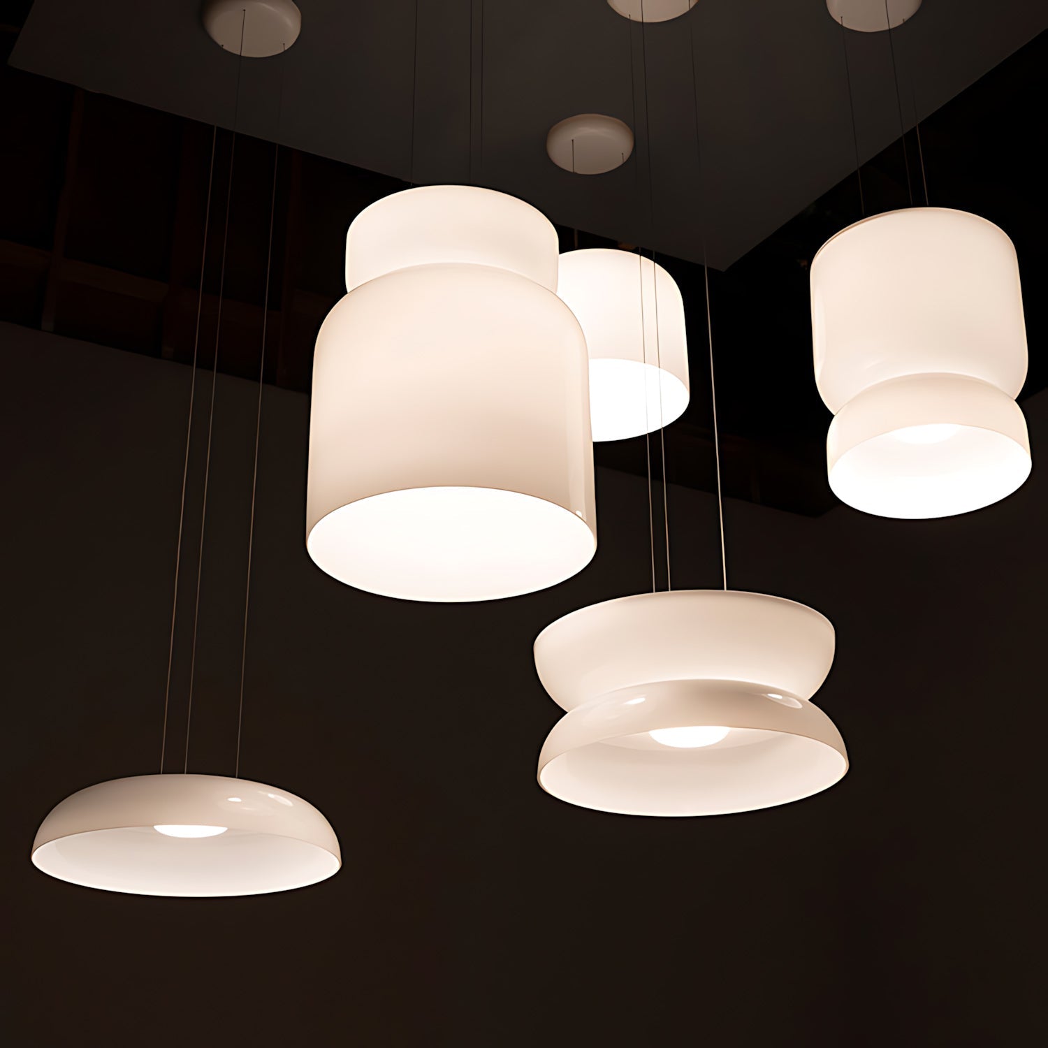 Totem Modern Iron LED Pendant Light