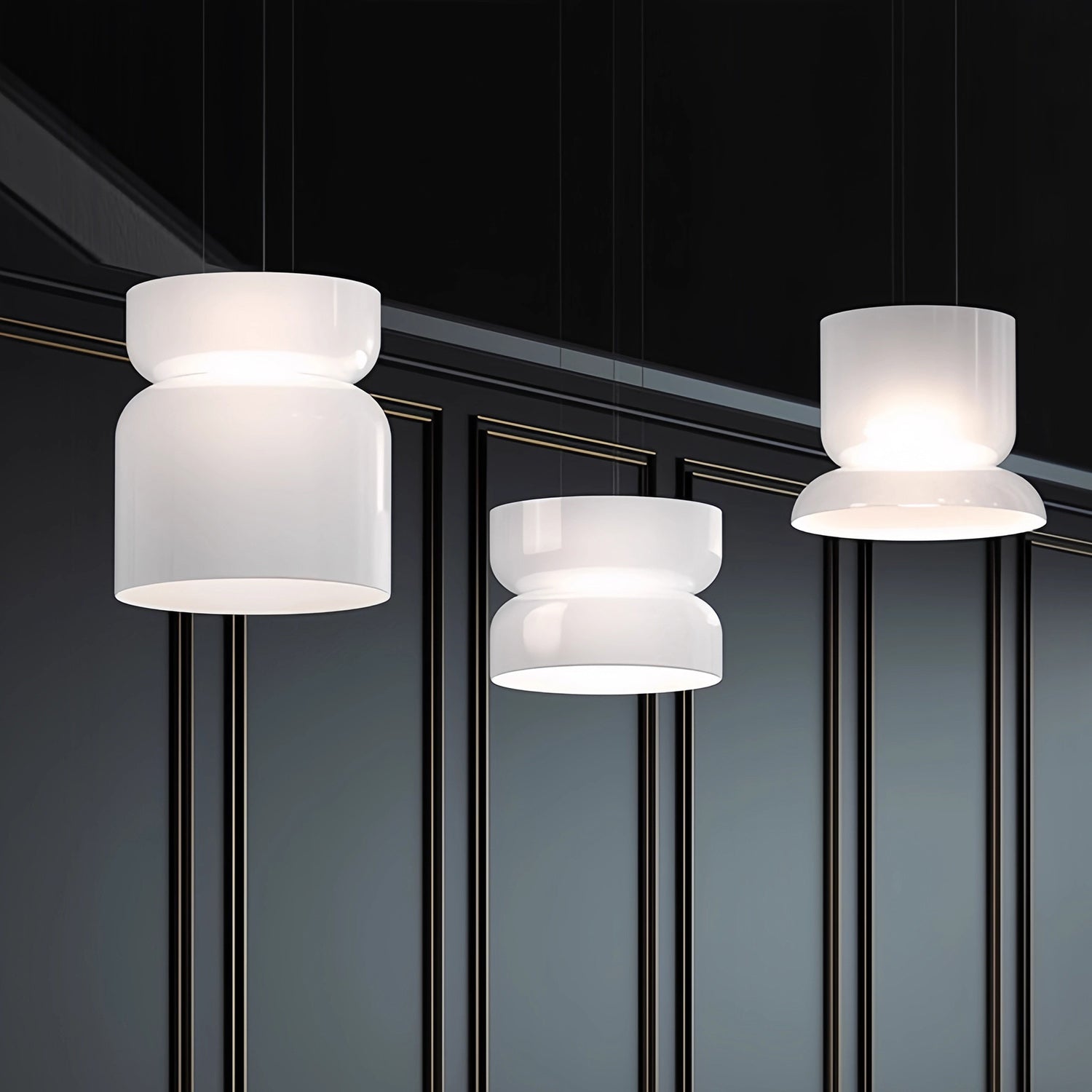 Totem Modern Iron LED Pendant Light