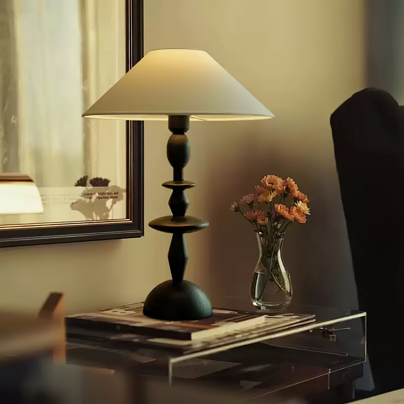 Tournage Wood Table Lamp - Blowlighting