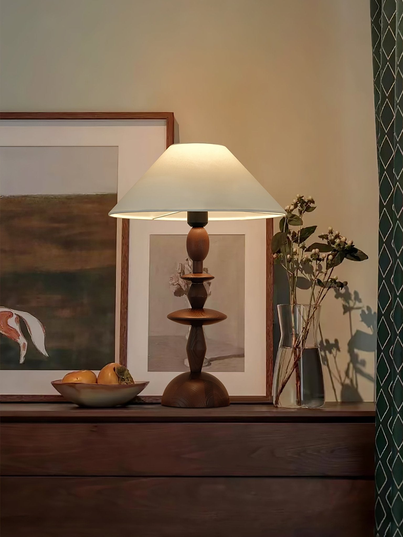 Tournage Wood Table Lamp - Blowlighting