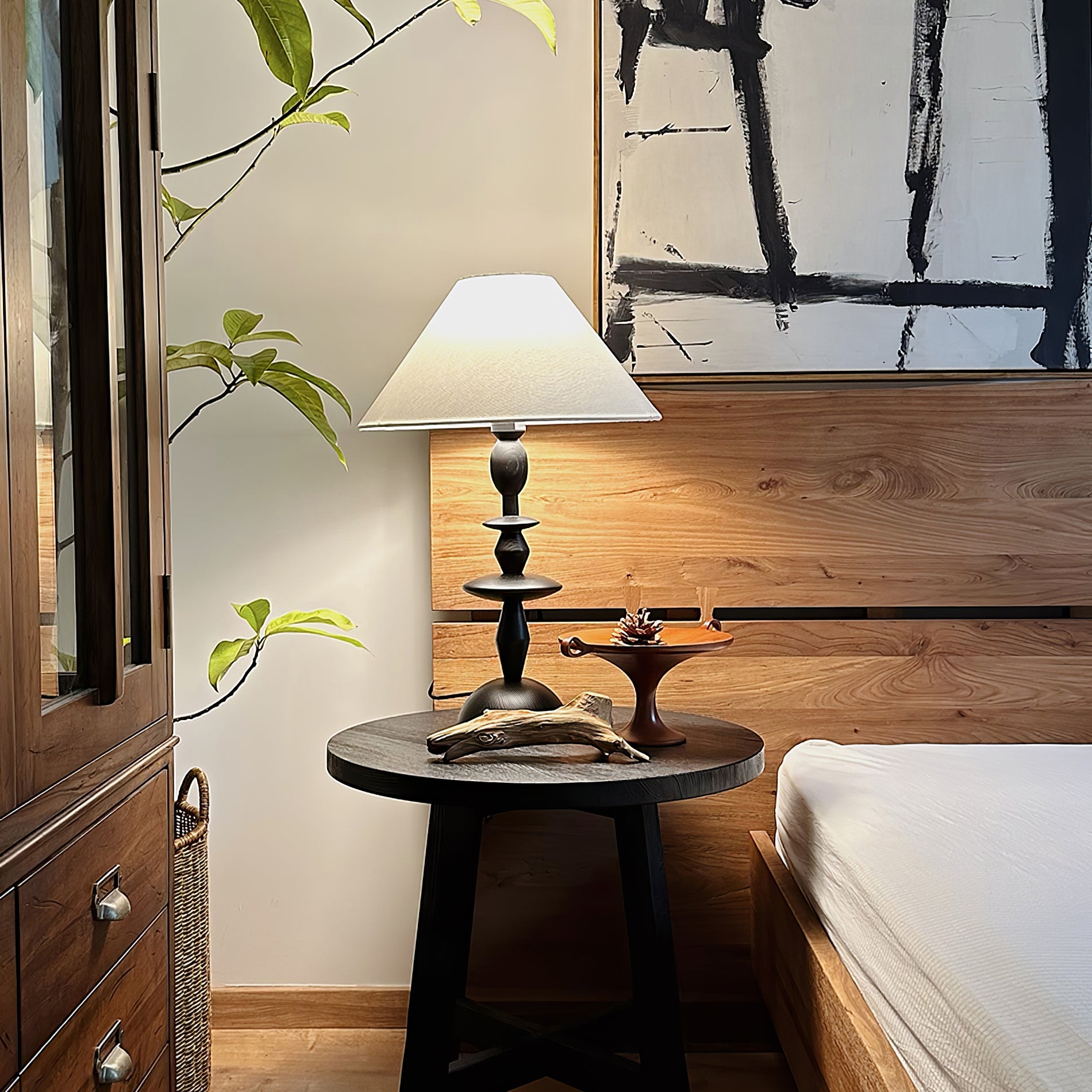 Tournage Wood Table Lamp - Blowlighting