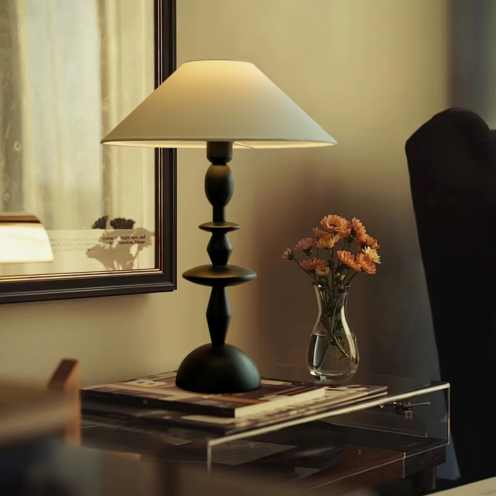 Tournage Wood Table Lamp - Blowlighting