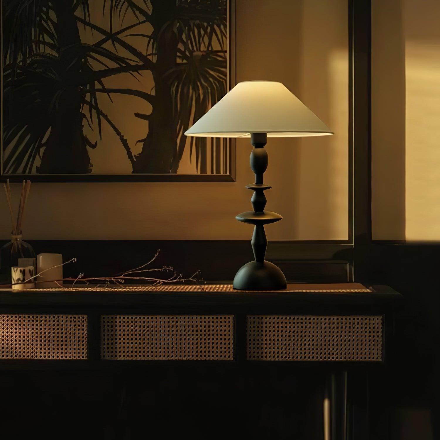 Tournage Wood Table Lamp - Blowlighting