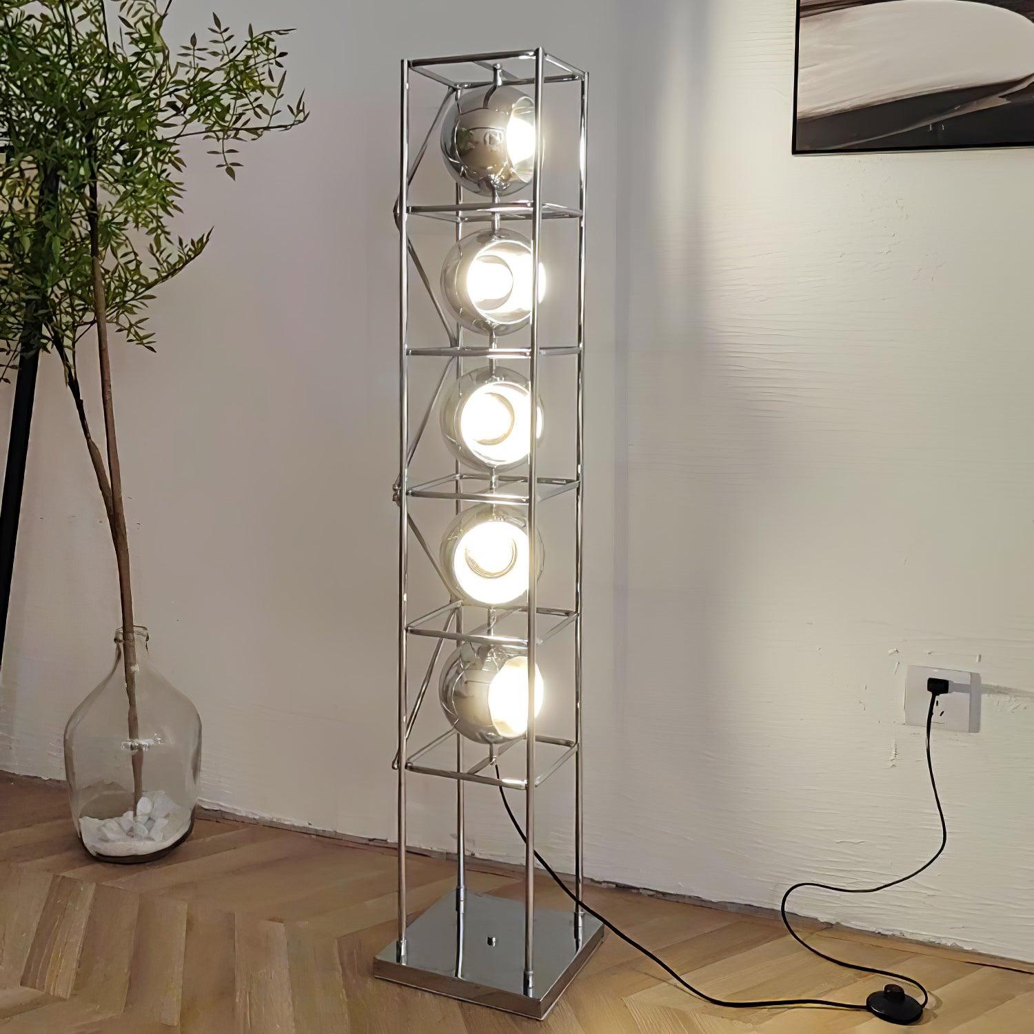 Tower of Spheres Floor Lamp - Blowlighting