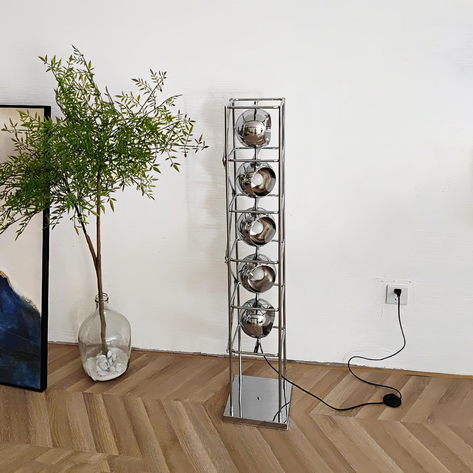 Tower of Spheres Floor Lamp - Blowlighting