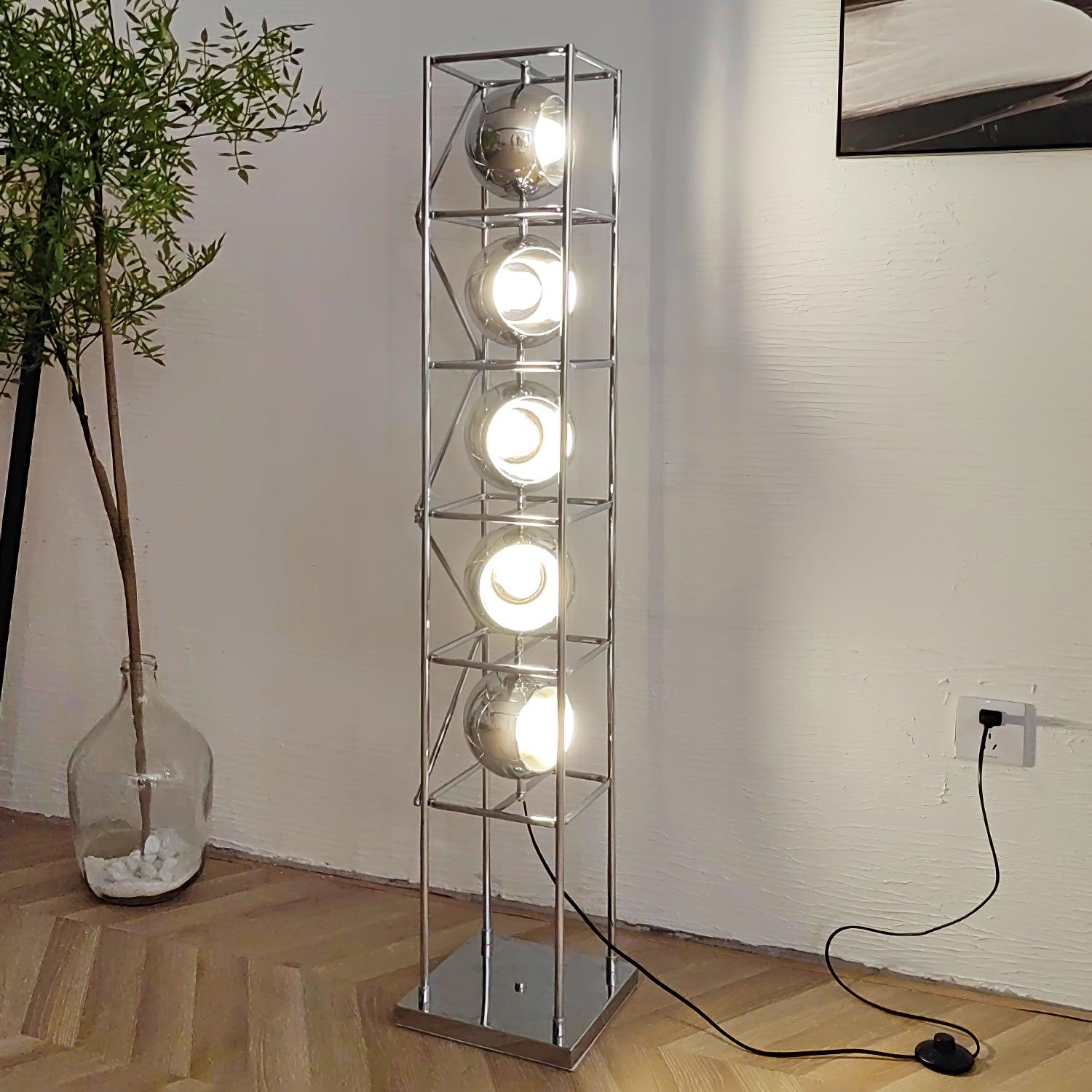 Tower of Spheres Floor Lamp - Blowlighting