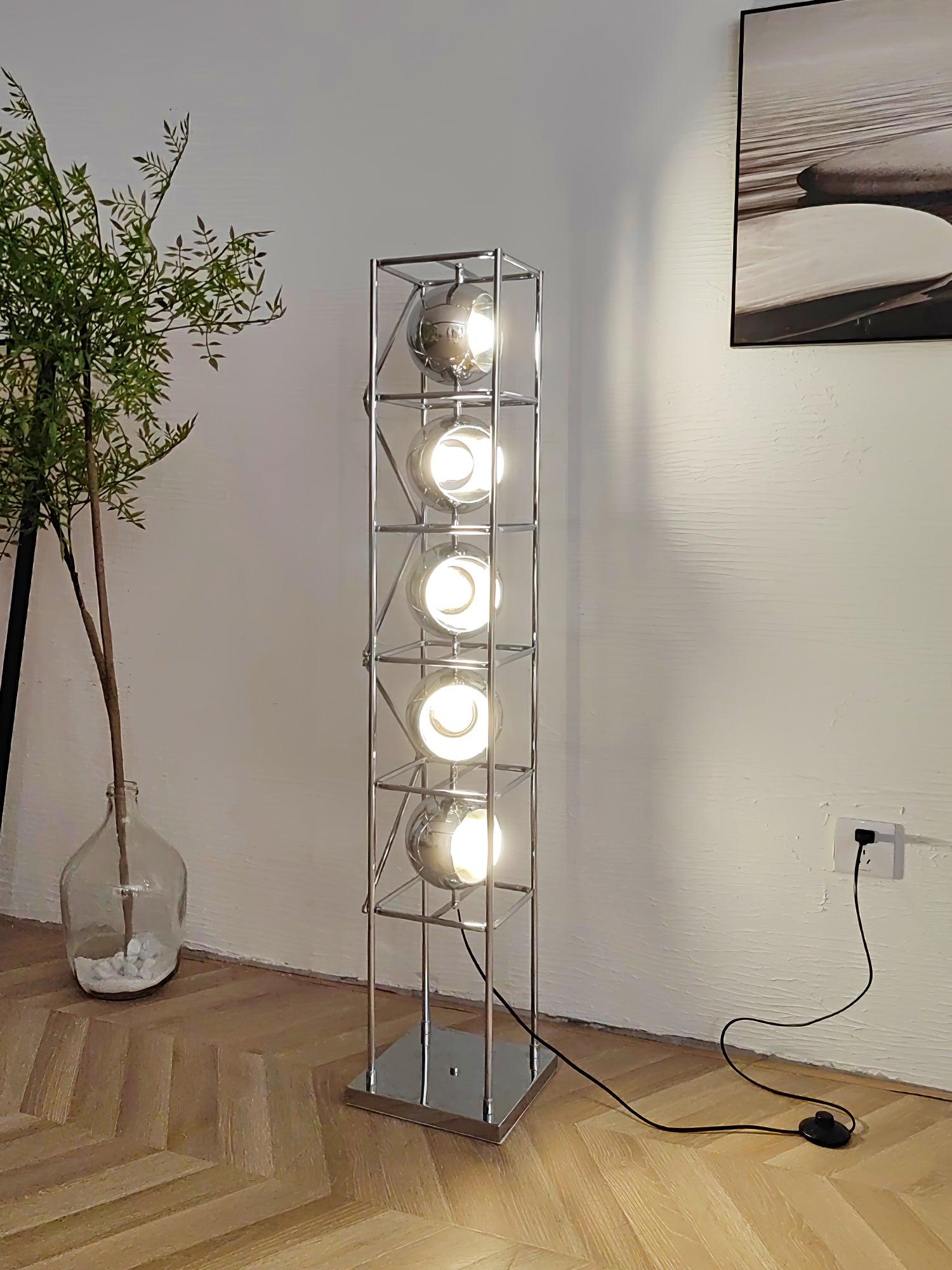Tower of Spheres Floor Lamp - Blowlighting