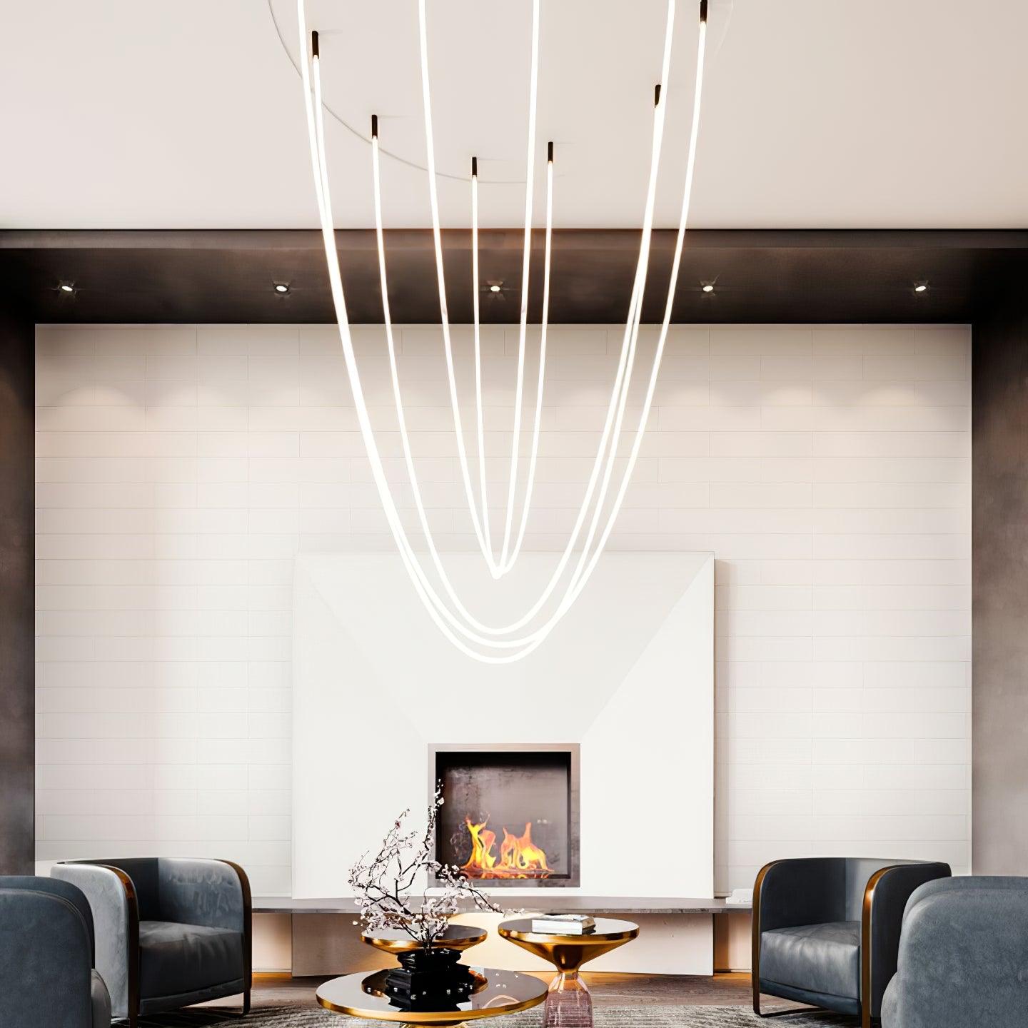 Flexible Curve Pendant Lamp - Blowlighting