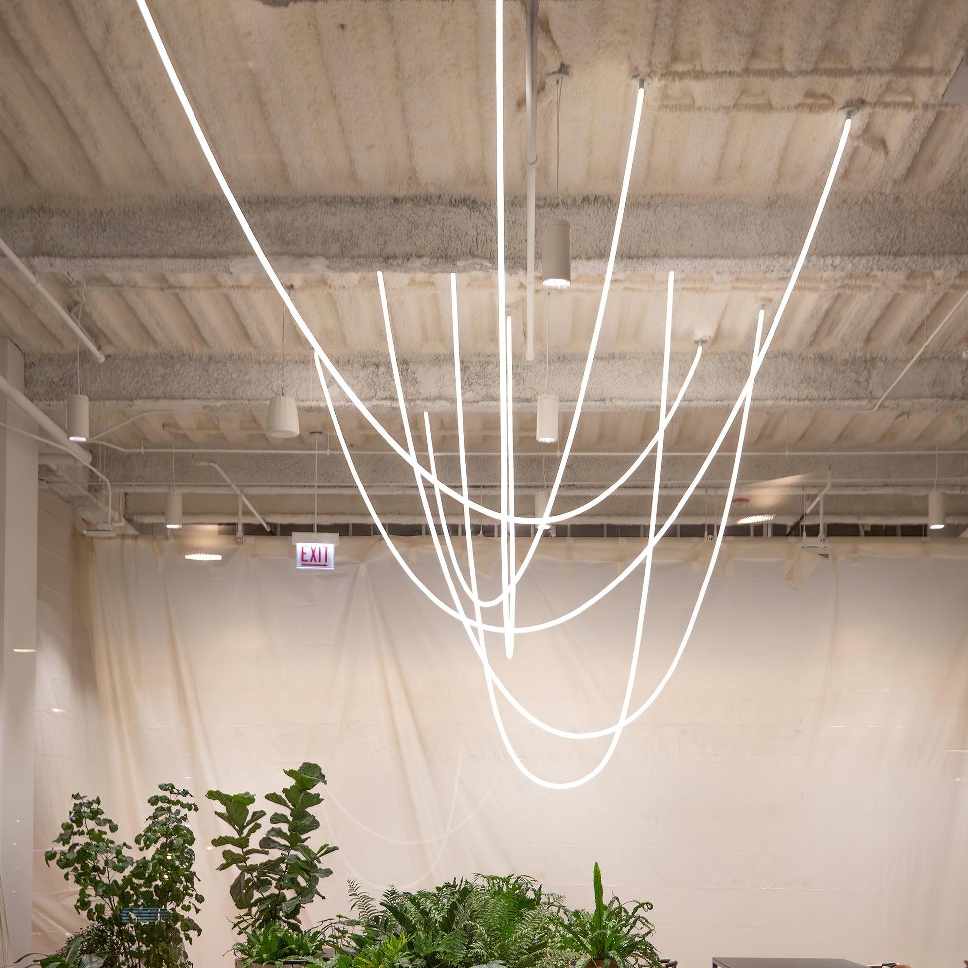 Flexible Curve Pendant Lamp - Blowlighting