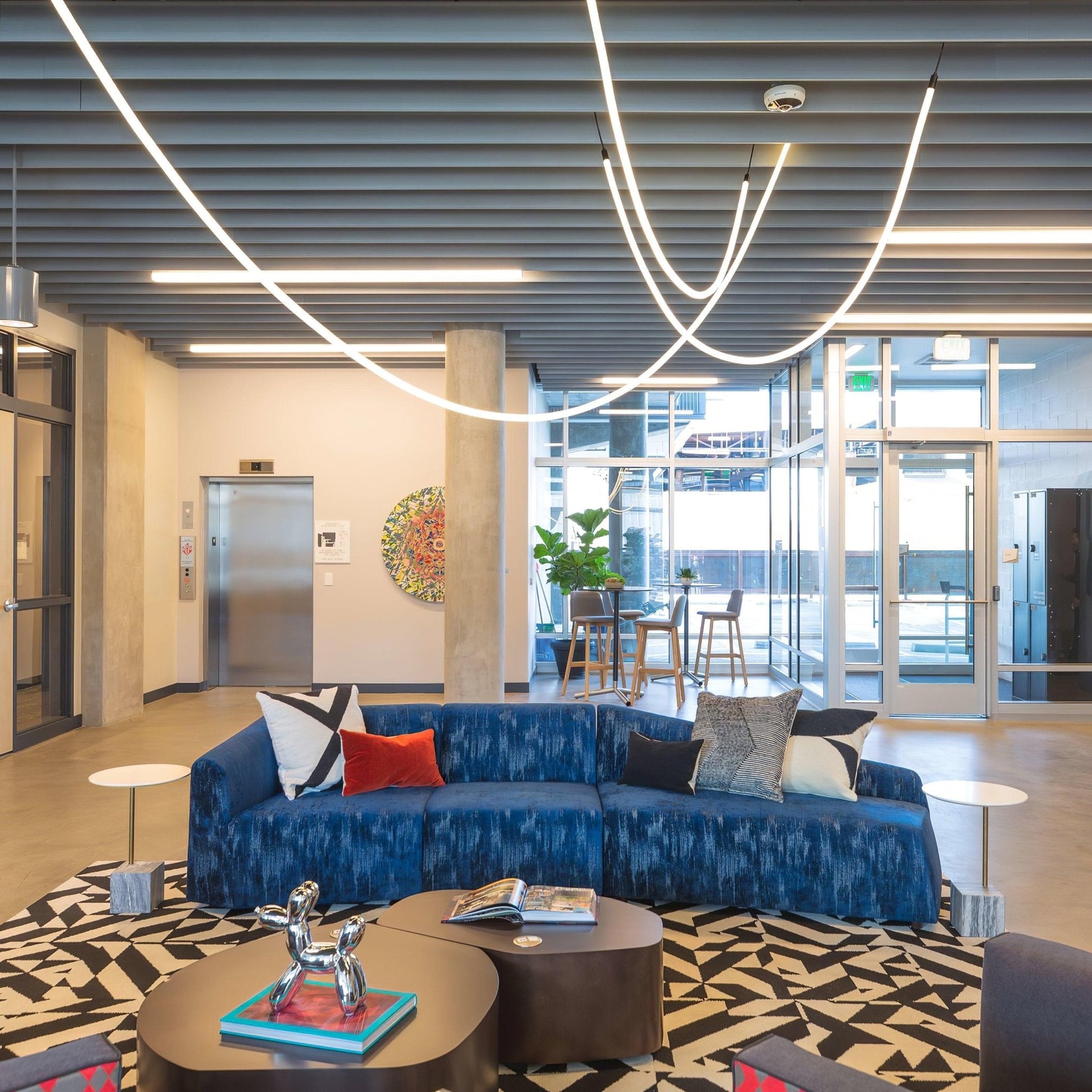 Flexible Curve Pendant Lamp - Blowlighting