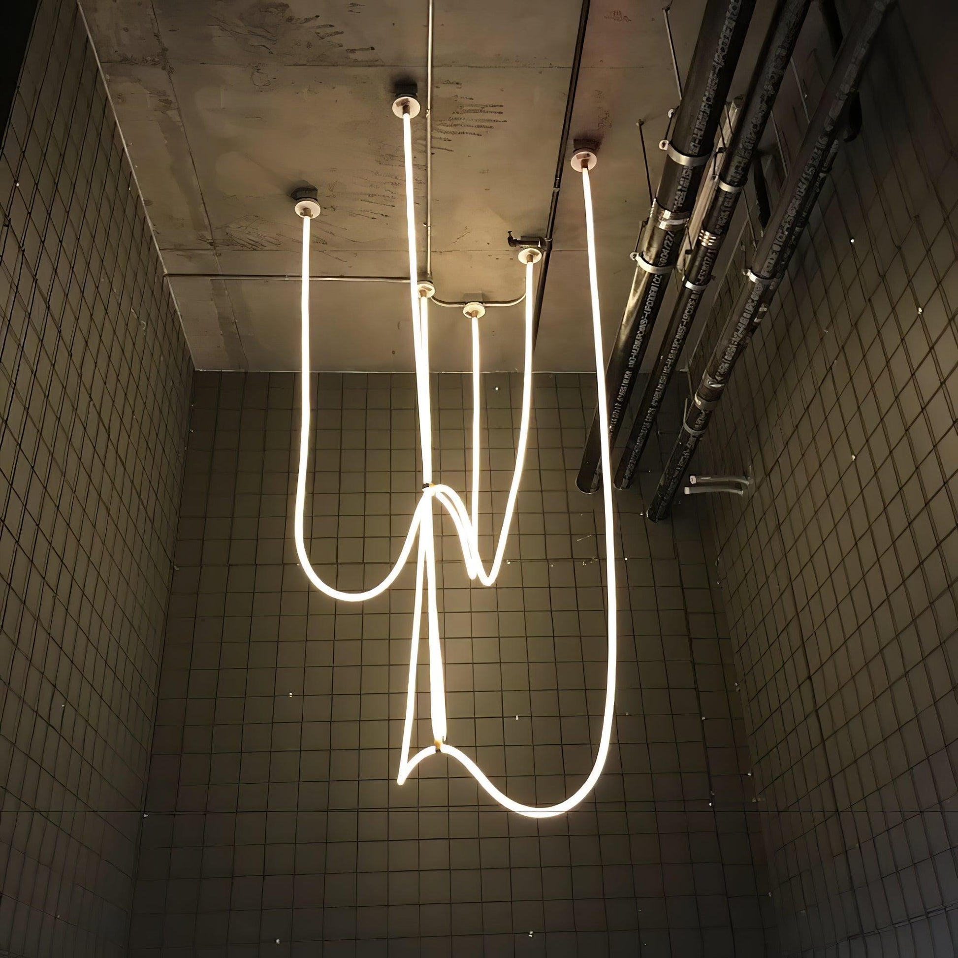 Flexible Curve Pendant Lamp - Blowlighting