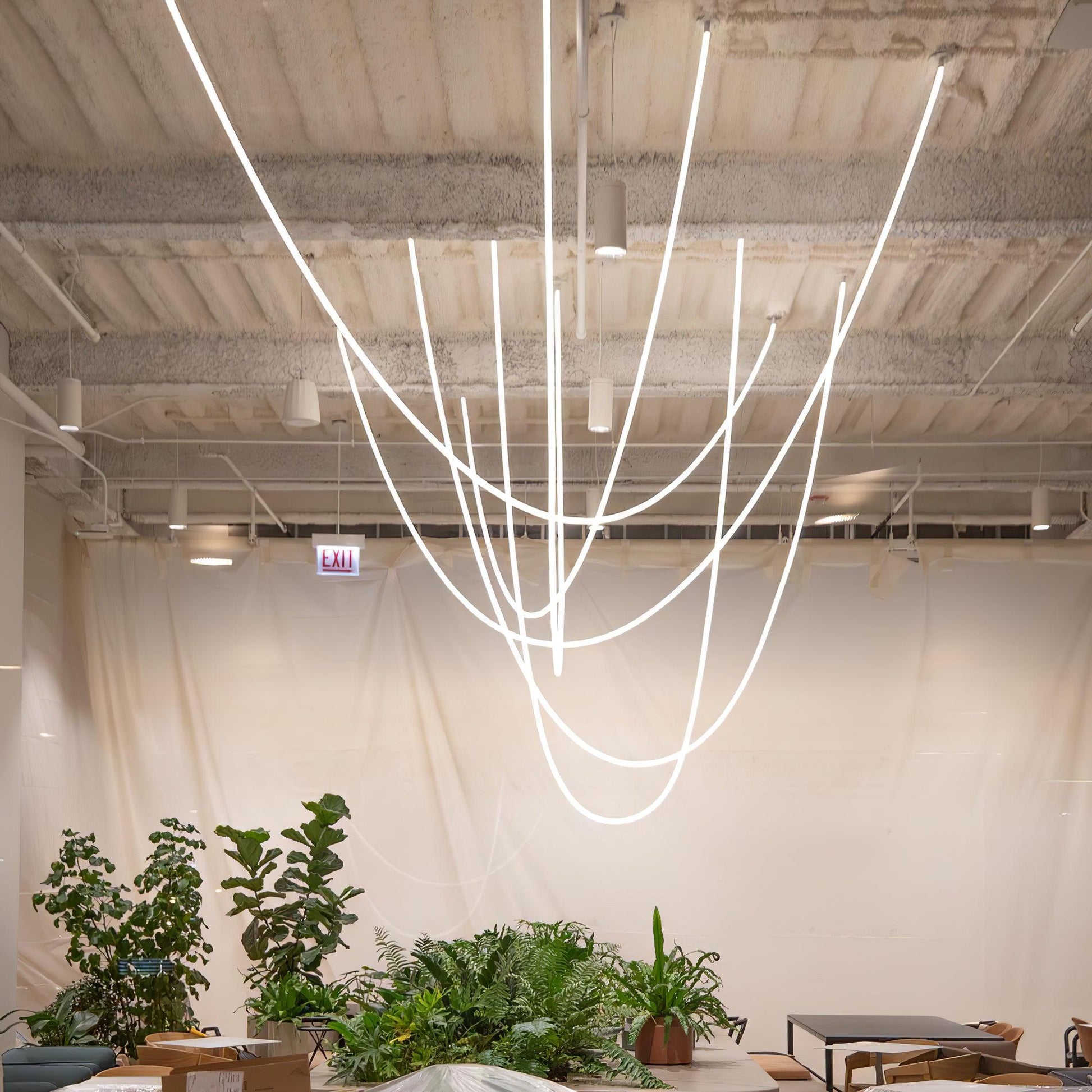 Flexible Curve Pendant Lamp - Blowlighting