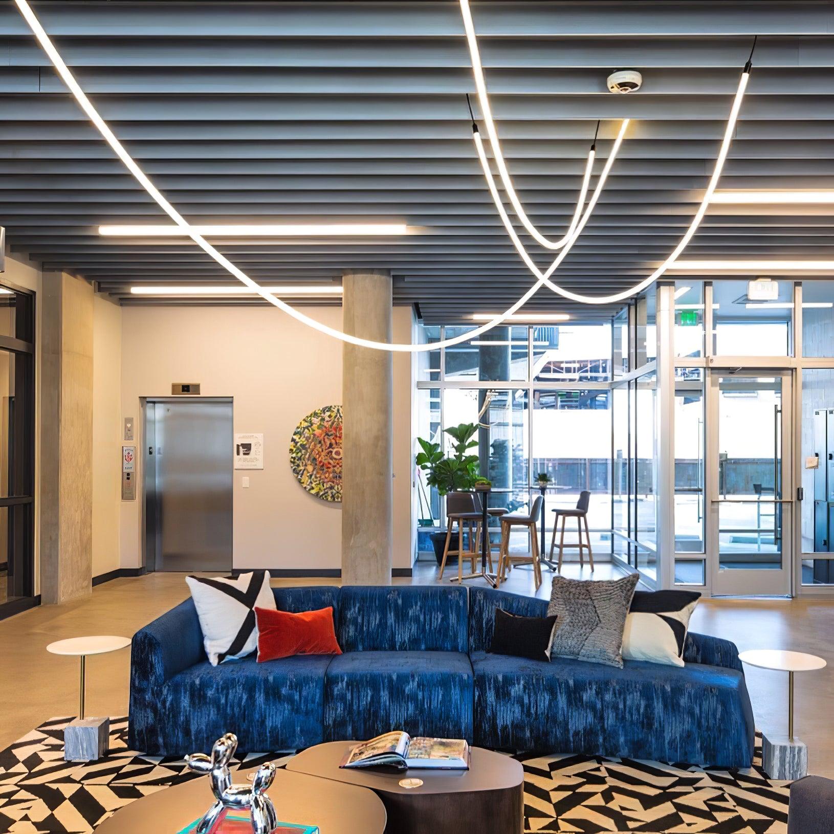 Flexible Curve Pendant Lamp - Blowlighting
