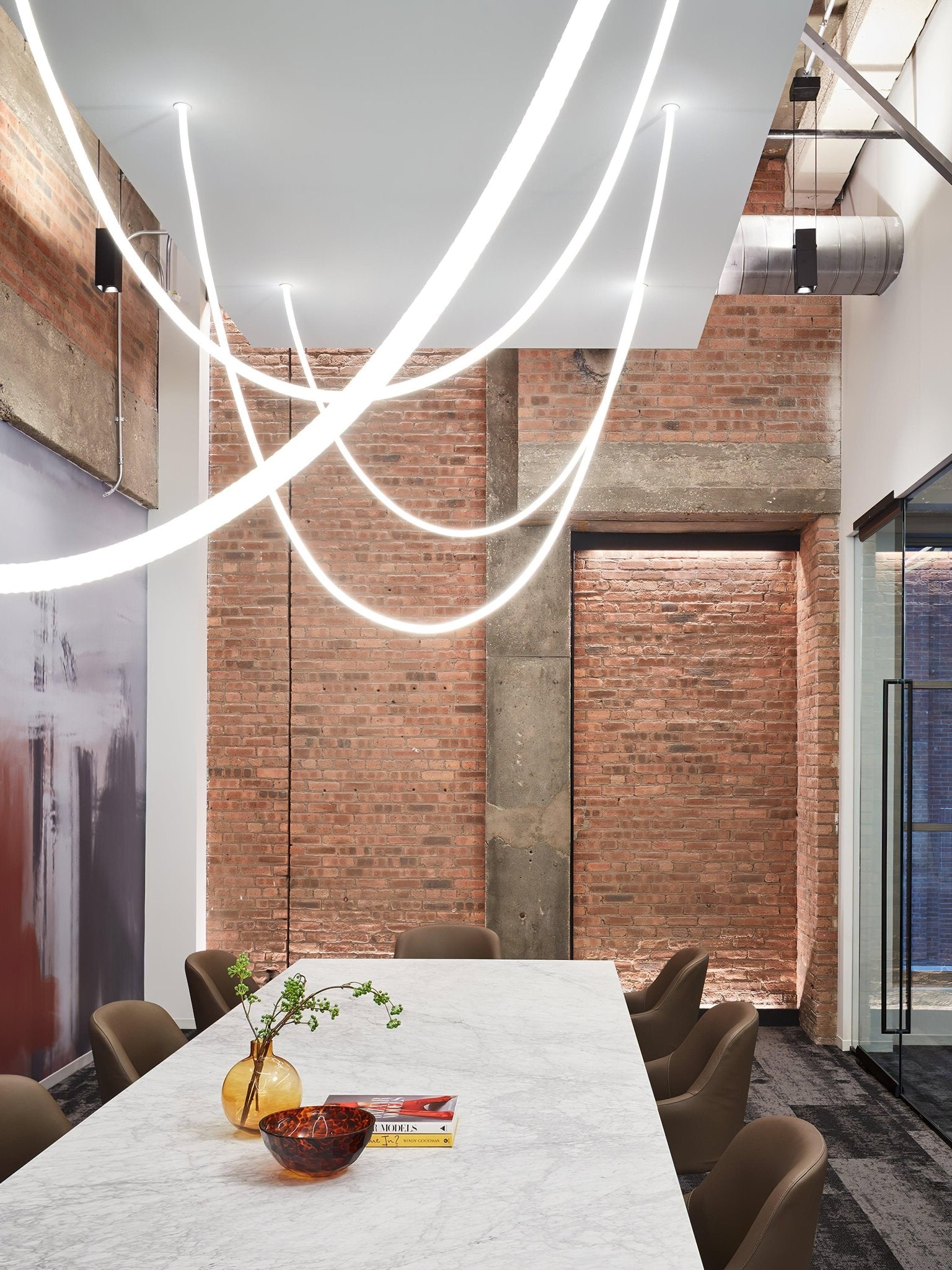 Flexible Curve Pendant Lamp - Blowlighting