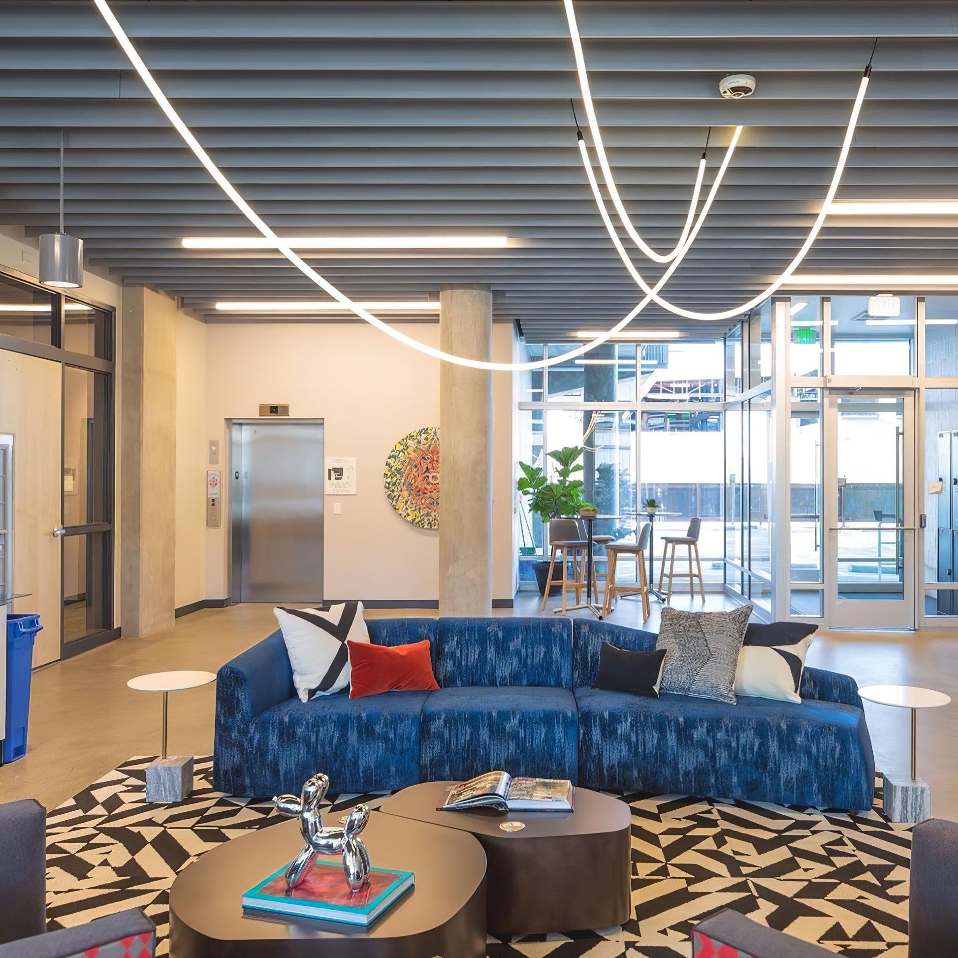 Flexible Curve Pendant Lamp - Blowlighting