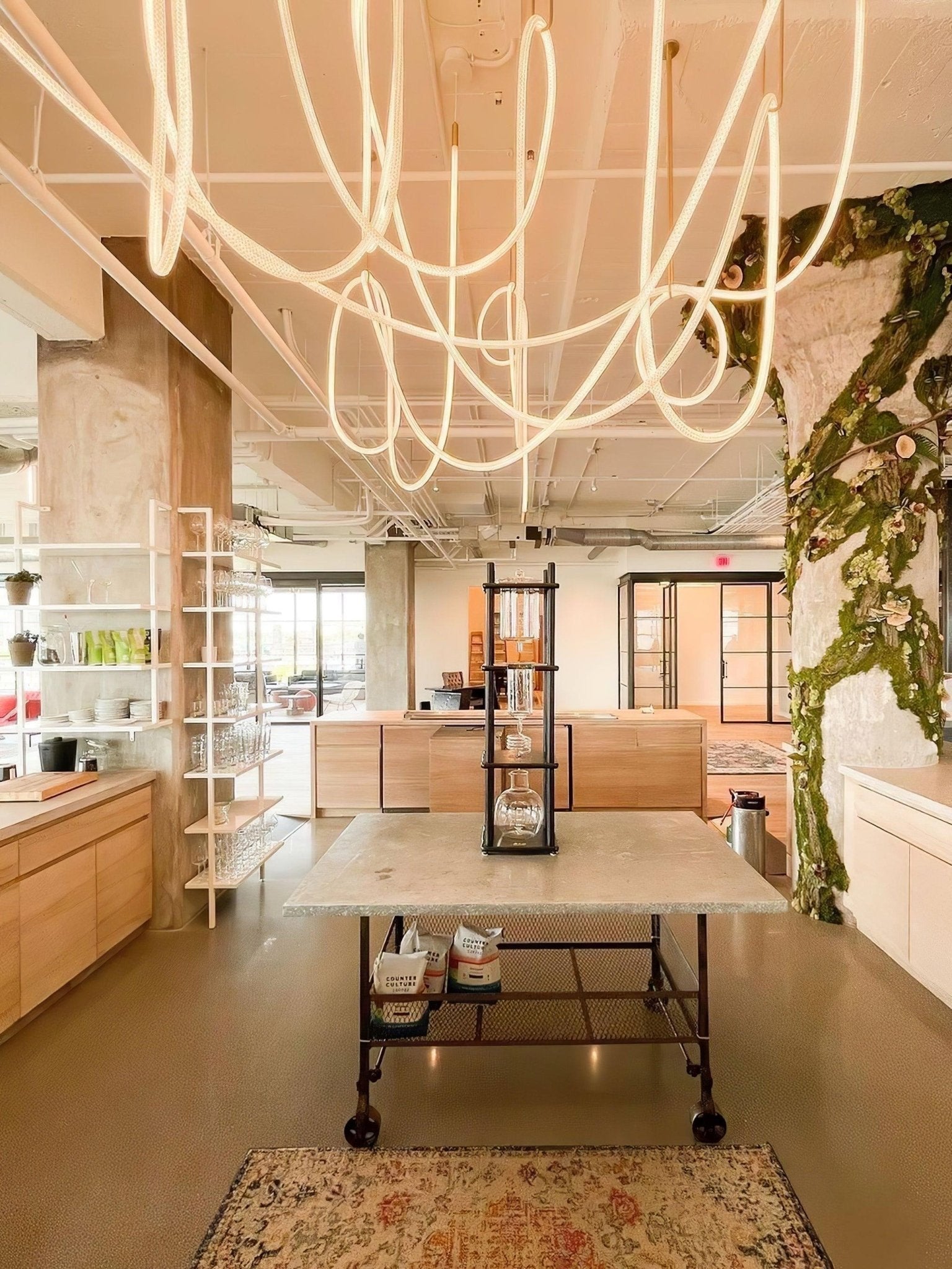 Flexible Curve Pendant Lamp - Blowlighting