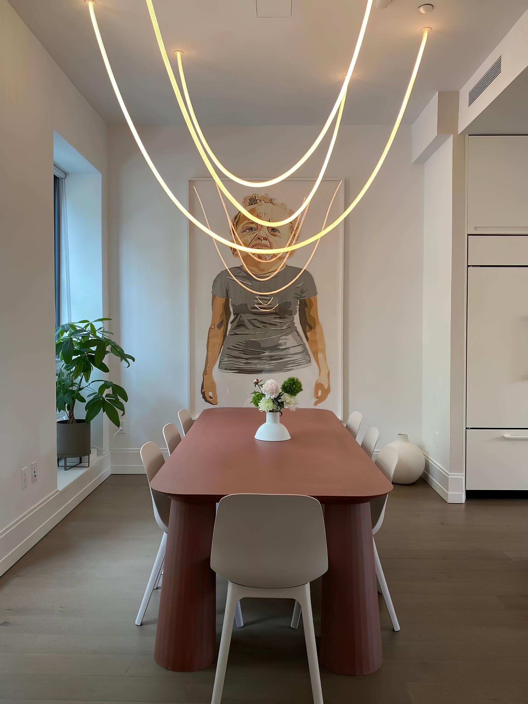 Flexible Curve Pendant Lamp - Blowlighting