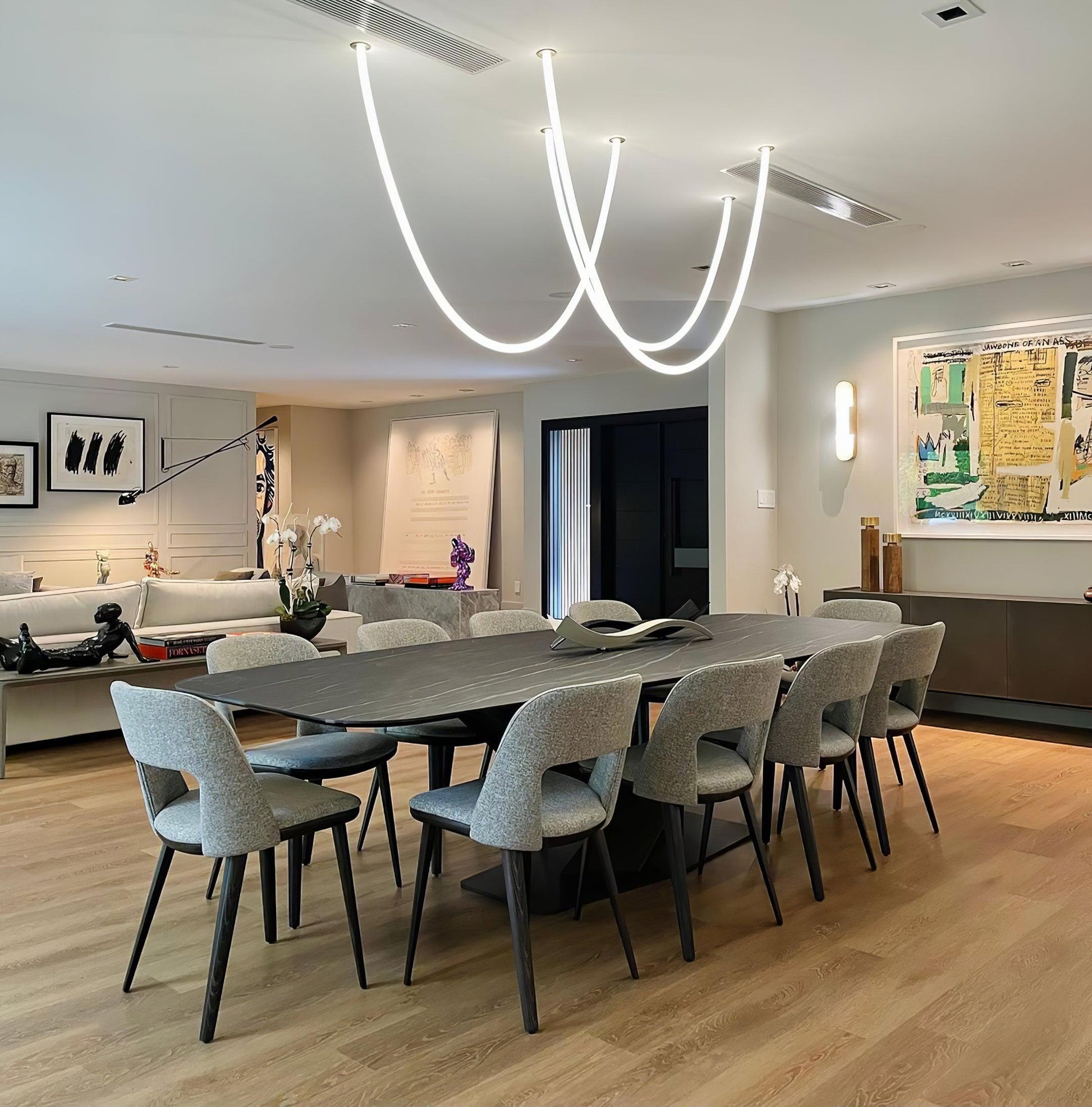 Flexible Curve Pendant Lamp - Blowlighting