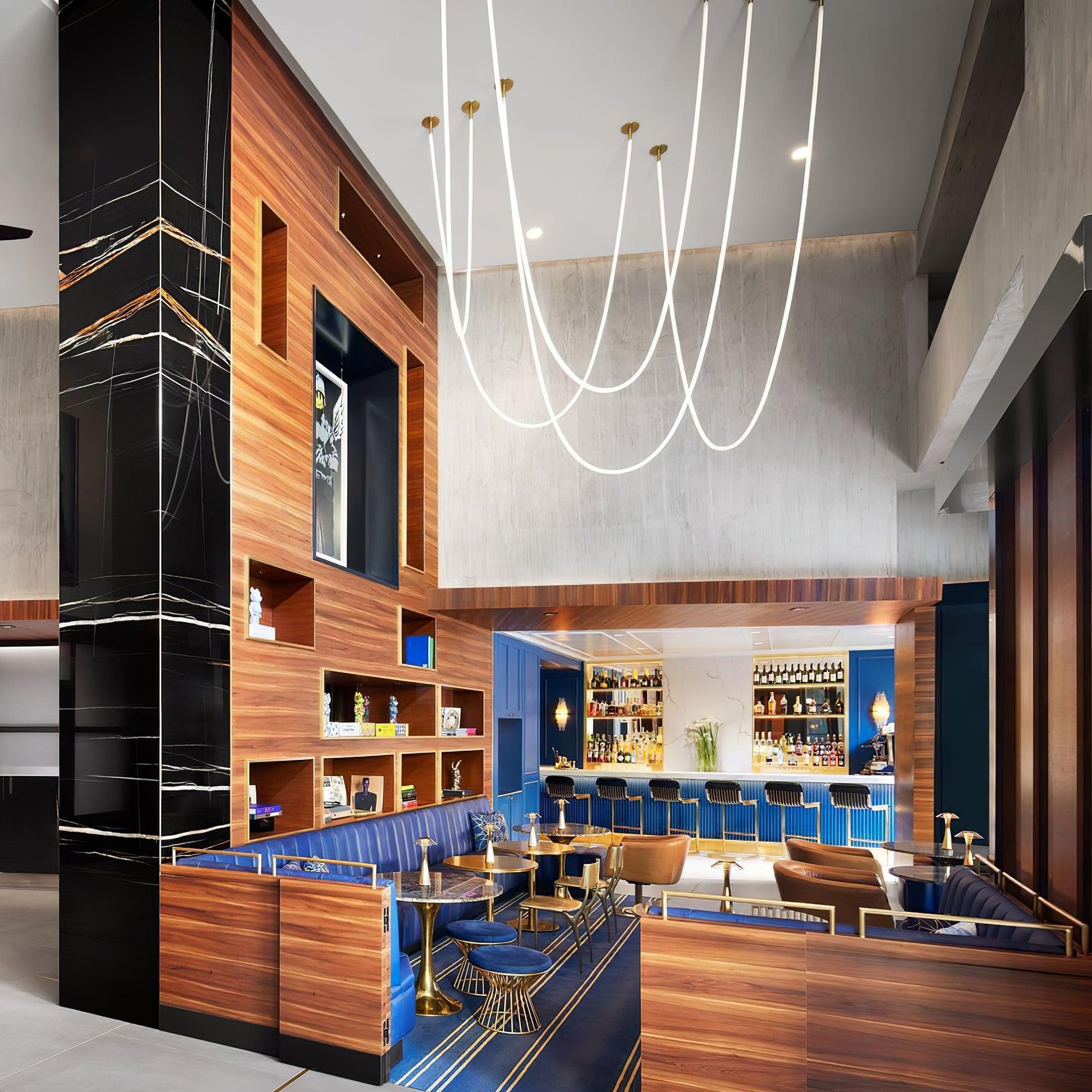 Flexible Curve Pendant Lamp - Blowlighting