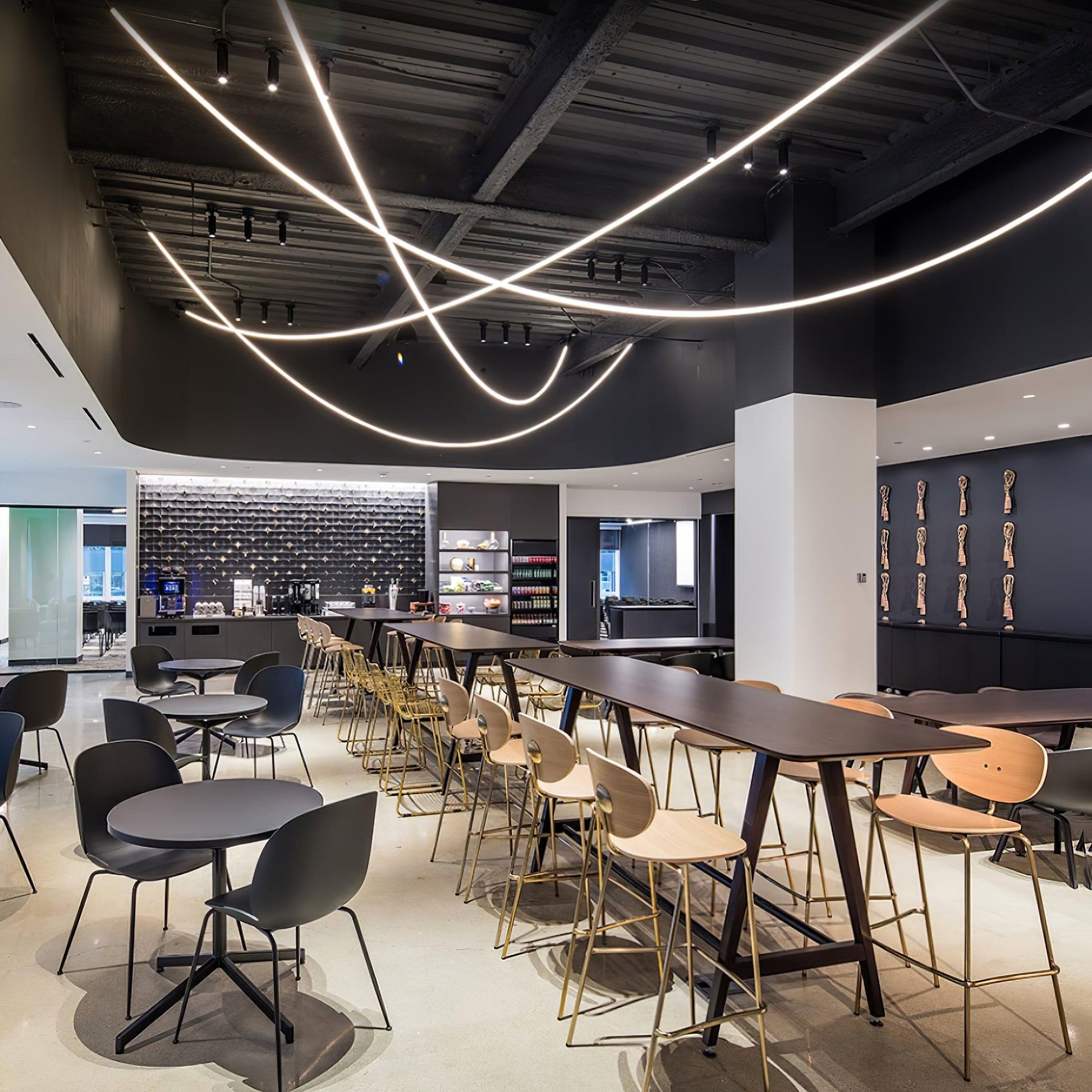 Flexible Curve Pendant Lamp - Blowlighting