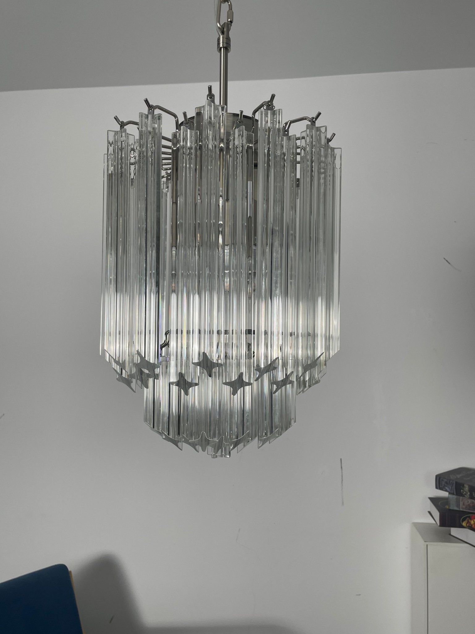 Transparant Murano Prism Chandelier - Vakkerlight
