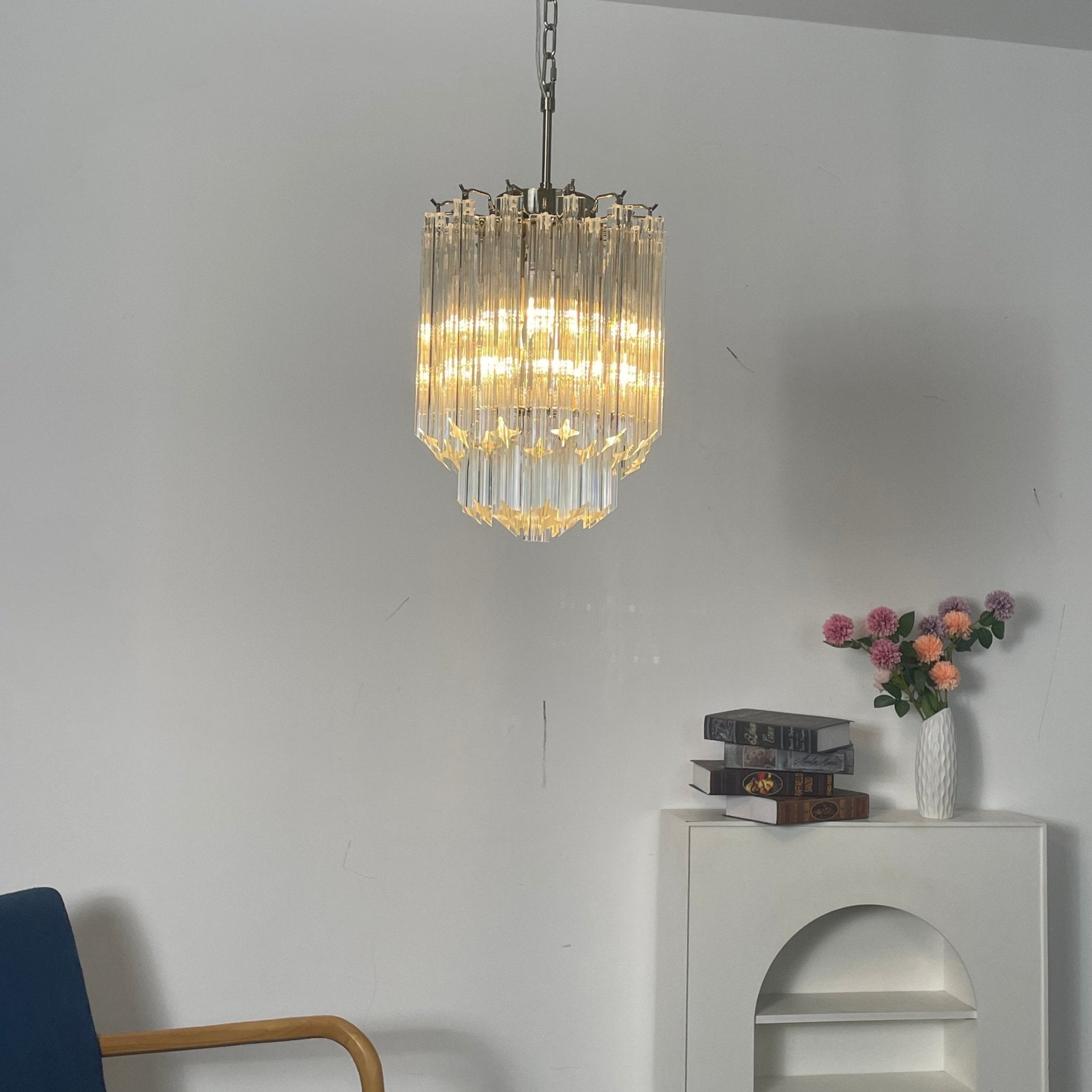 Transparant Murano Prism Chandelier - Vakkerlight