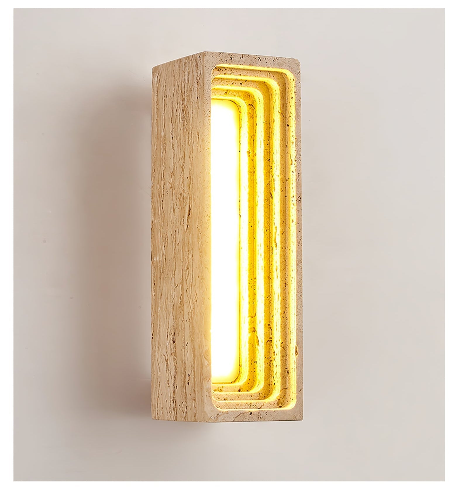 Atheila Travertine Wall Light - Blowlighting