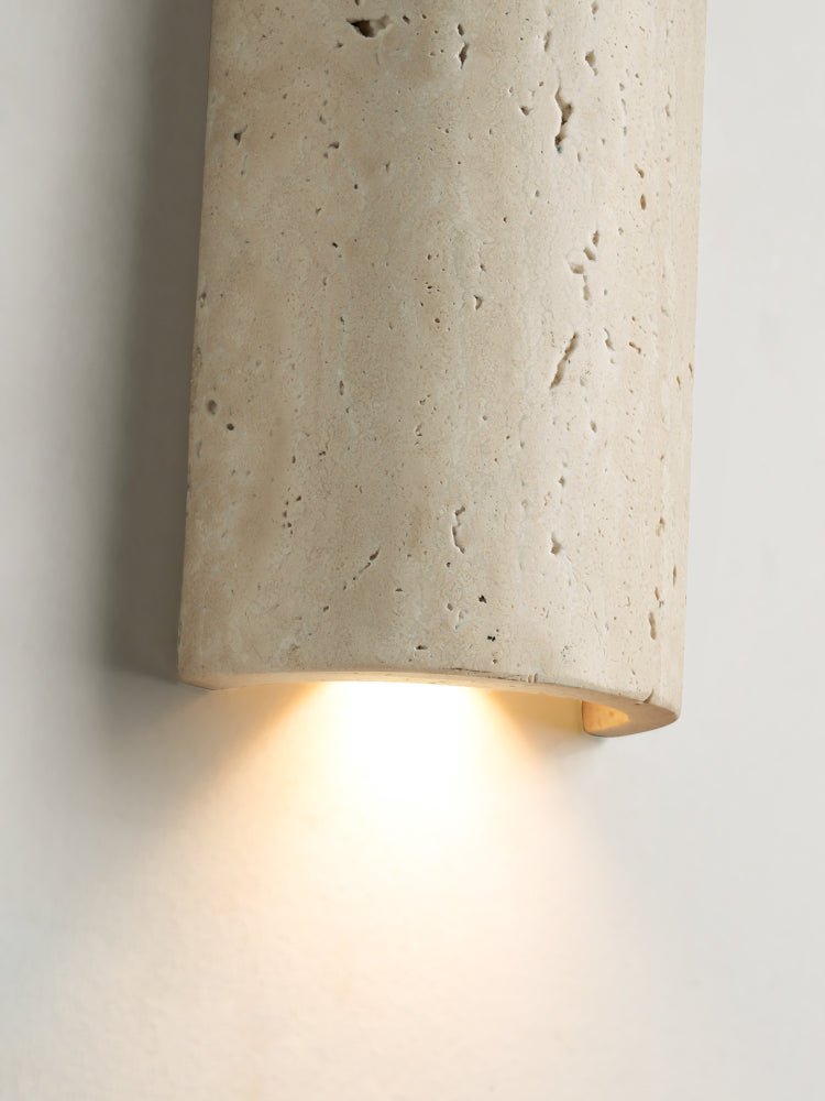 Travertine Capsule Wall Sconce - Vakkerlight