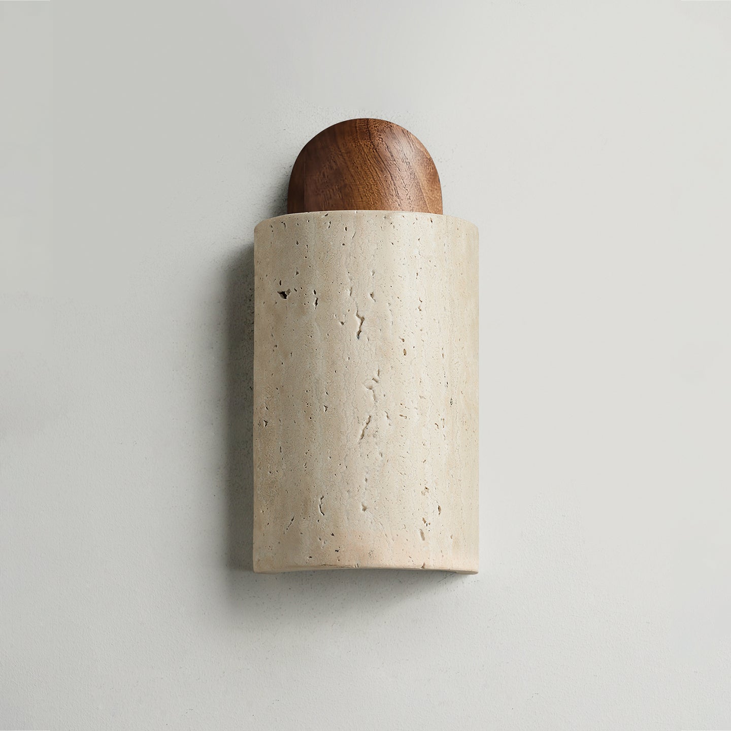 Travertine Capsule Wall Sconce - Vakkerlight