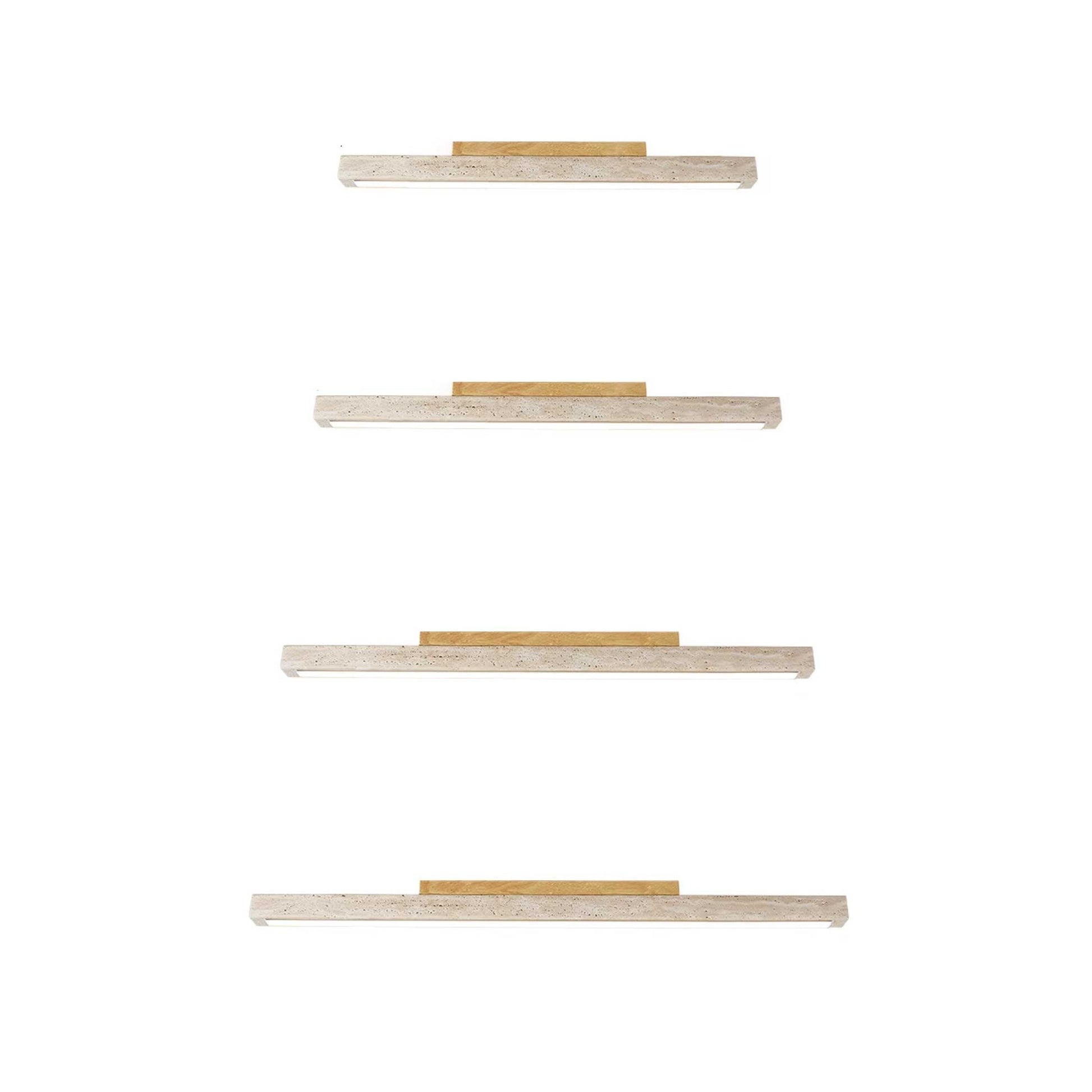 Orvenarae Minimalist Travertine Linear Light - Blowlighting
