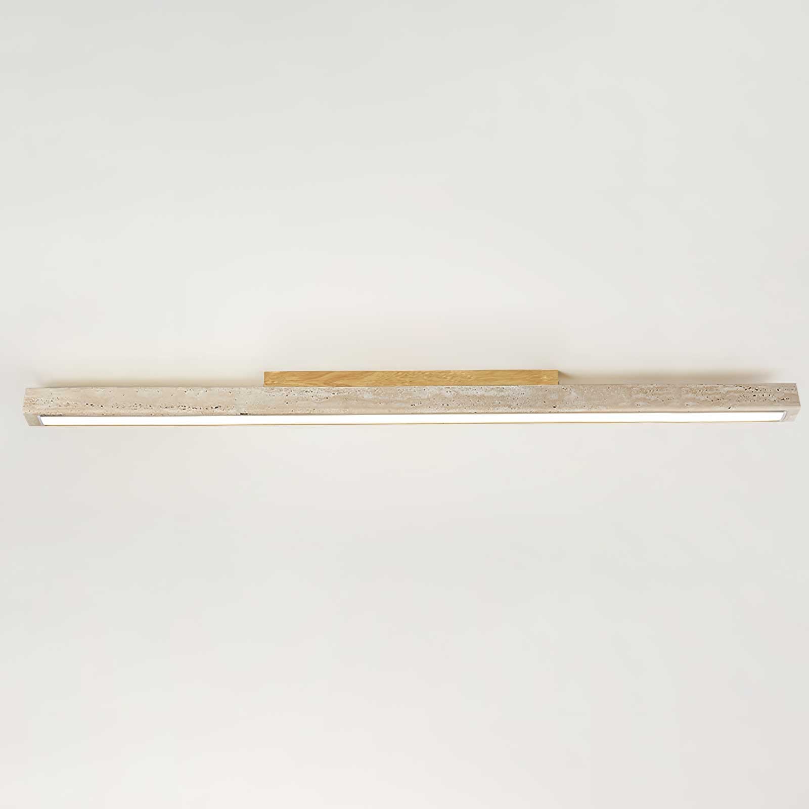 Orvenarae Minimalist Travertine Linear Light - Blowlighting