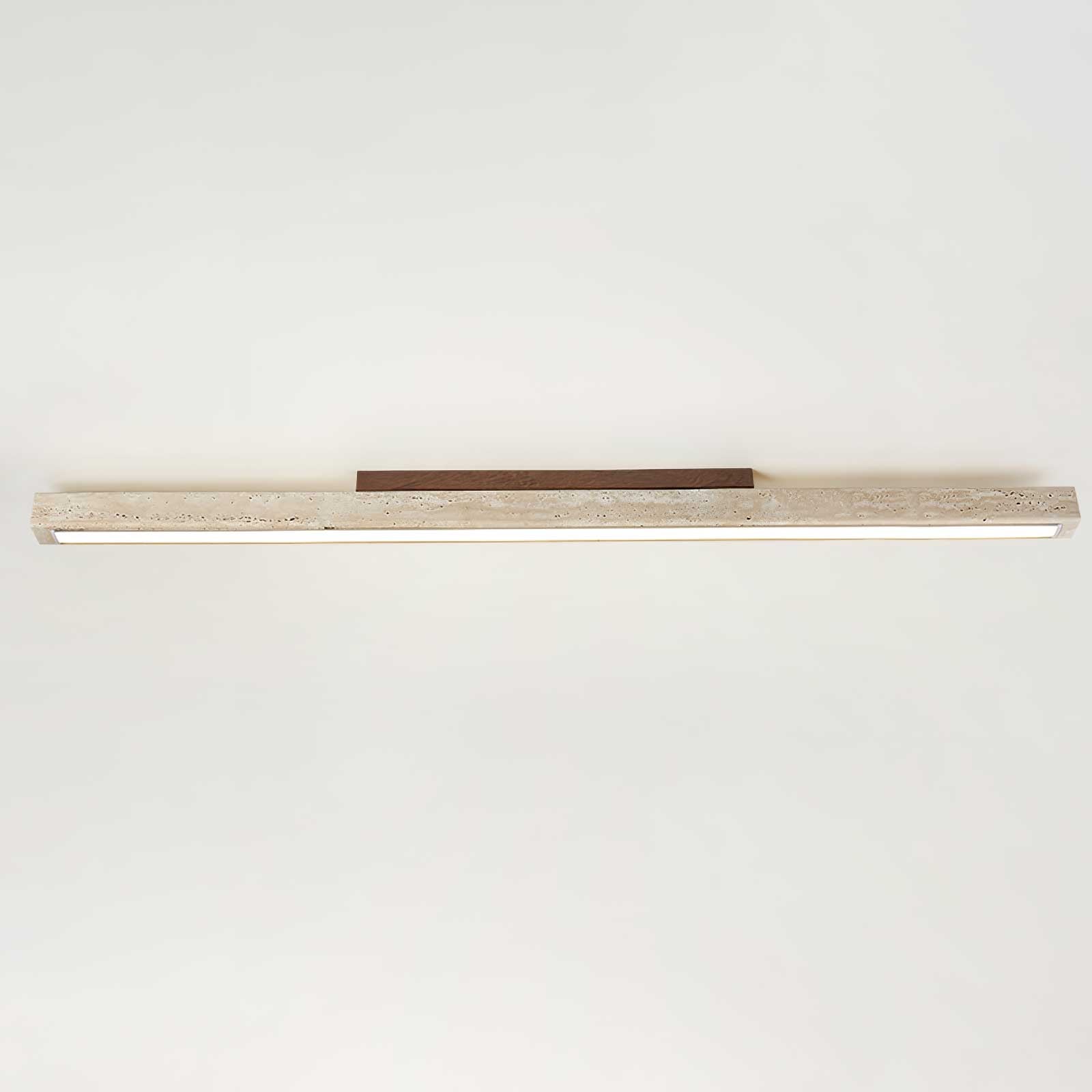 Orvenarae Minimalist Travertine Linear Light - Blowlighting