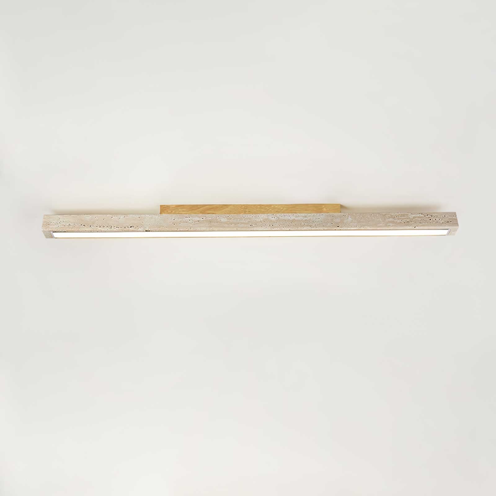 Orvenarae Minimalist Travertine Linear Light - Blowlighting