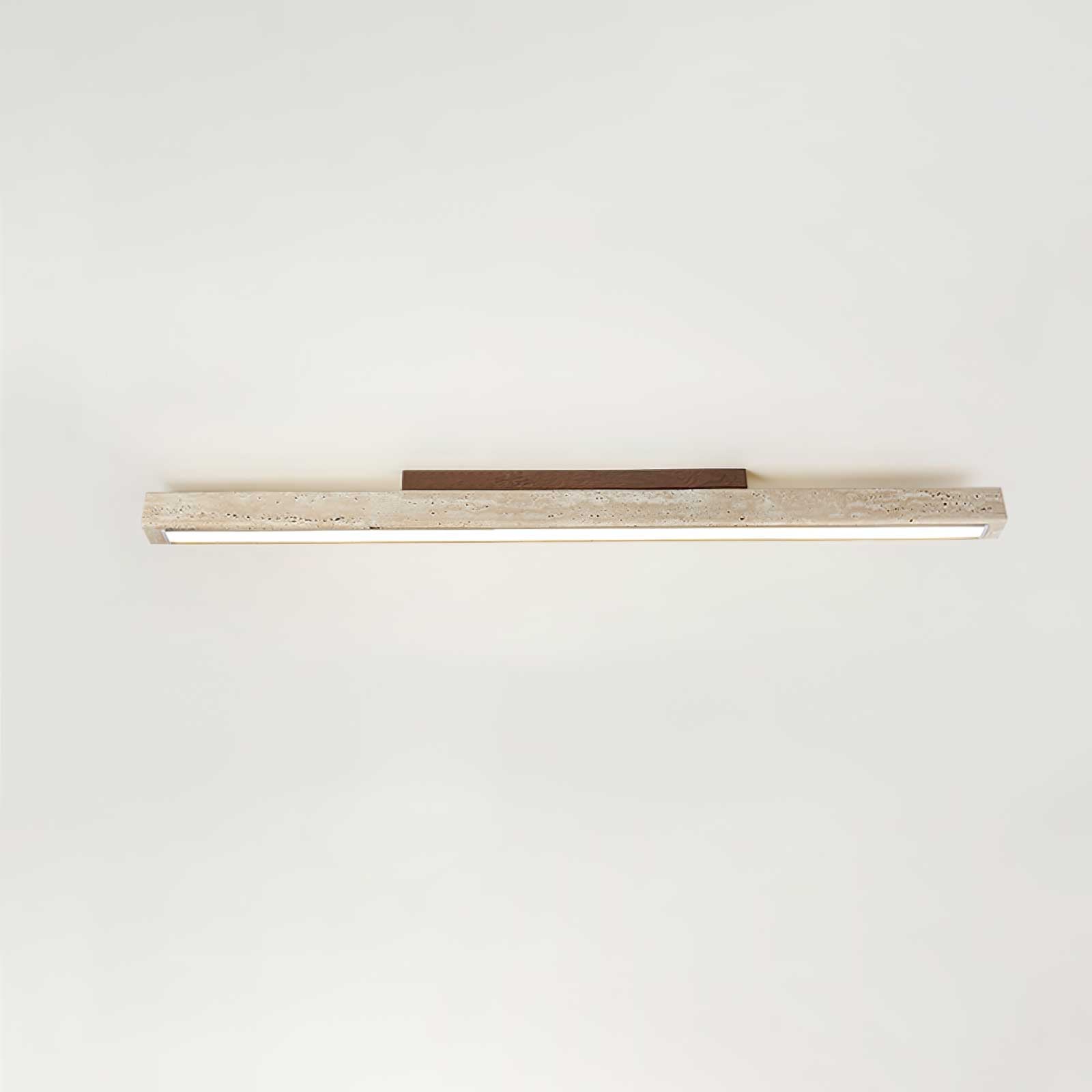Orvenarae Minimalist Travertine Linear Light - Blowlighting