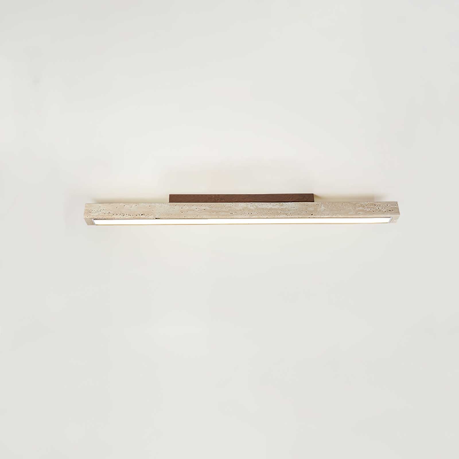 Orvenarae Minimalist Travertine Linear Light - Blowlighting