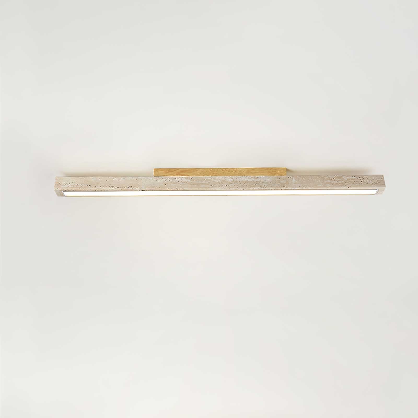 Orvenarae Minimalist Travertine Linear Light - Blowlighting