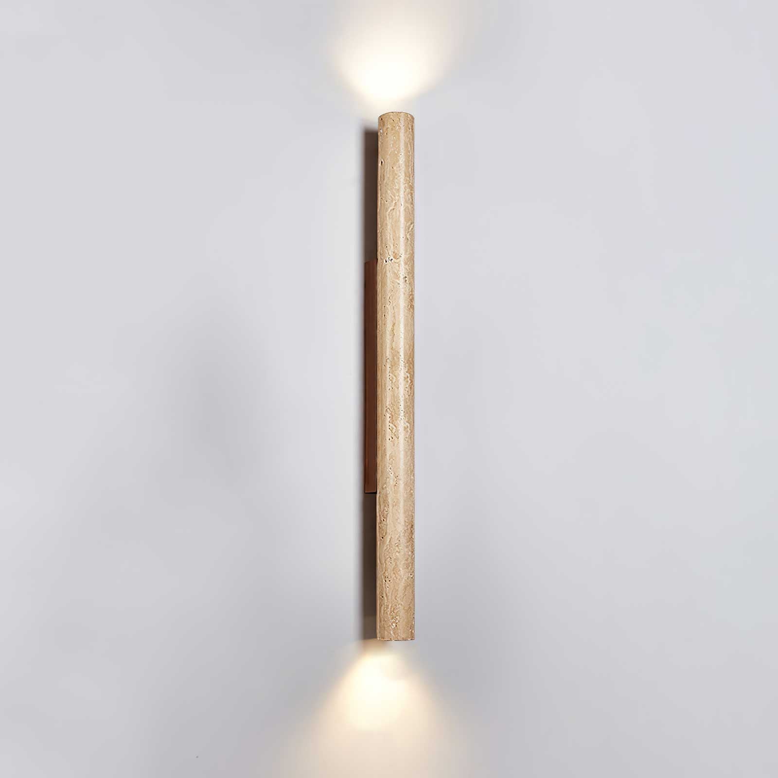 Cathais Minimalist Travertine Wall Light - Blowlighting