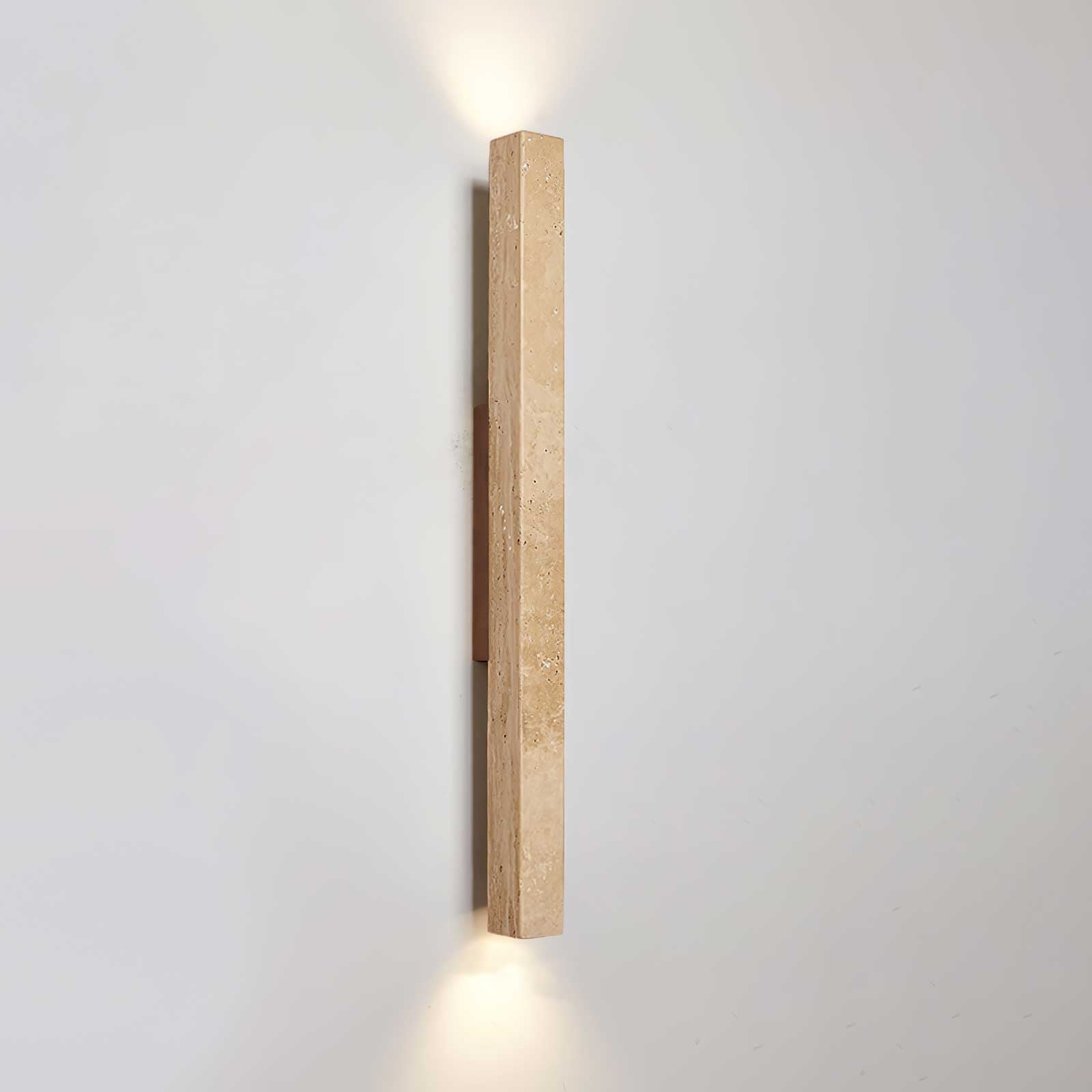 Cathais Minimalist Travertine Wall Light - Blowlighting