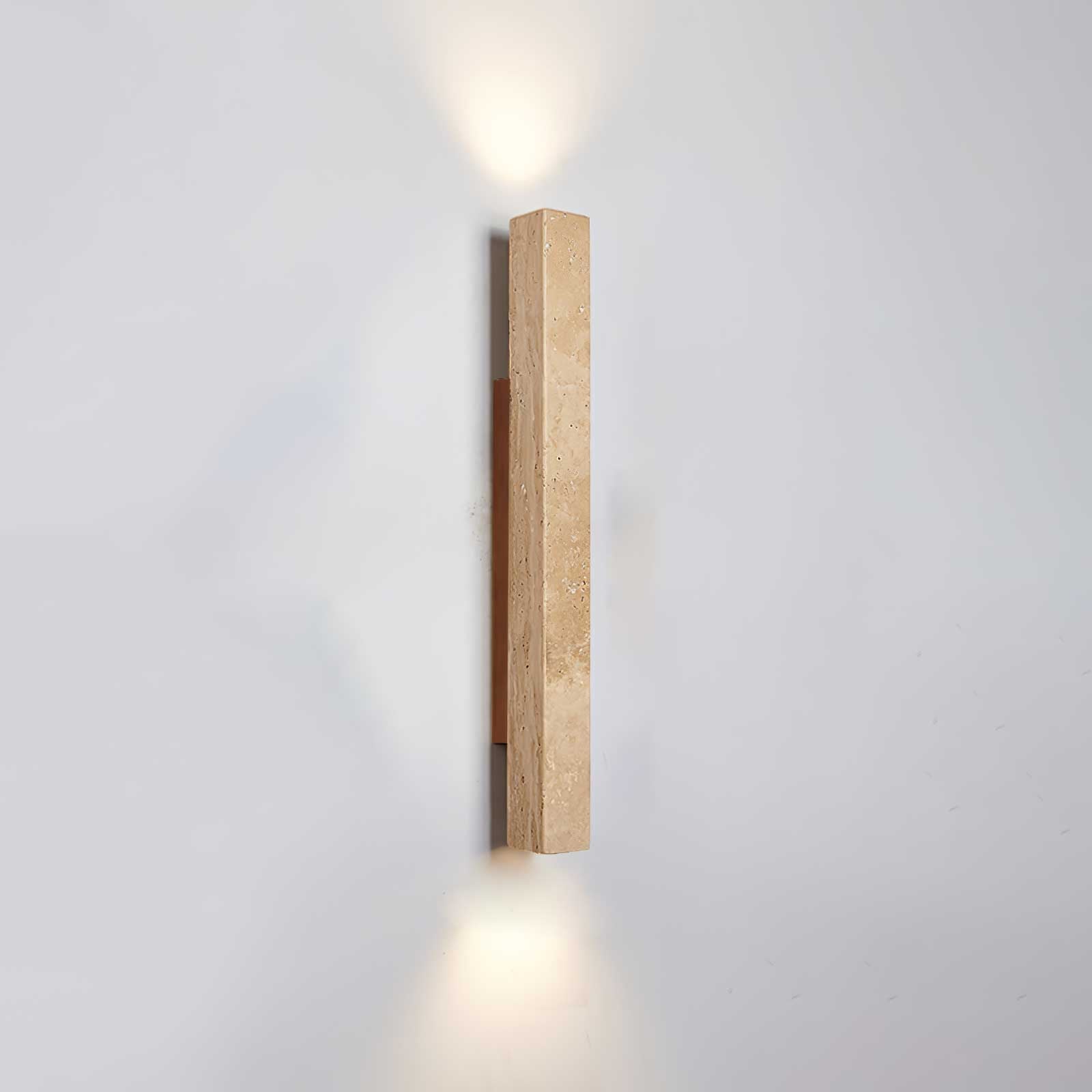 Cathais Minimalist Travertine Wall Light - Blowlighting