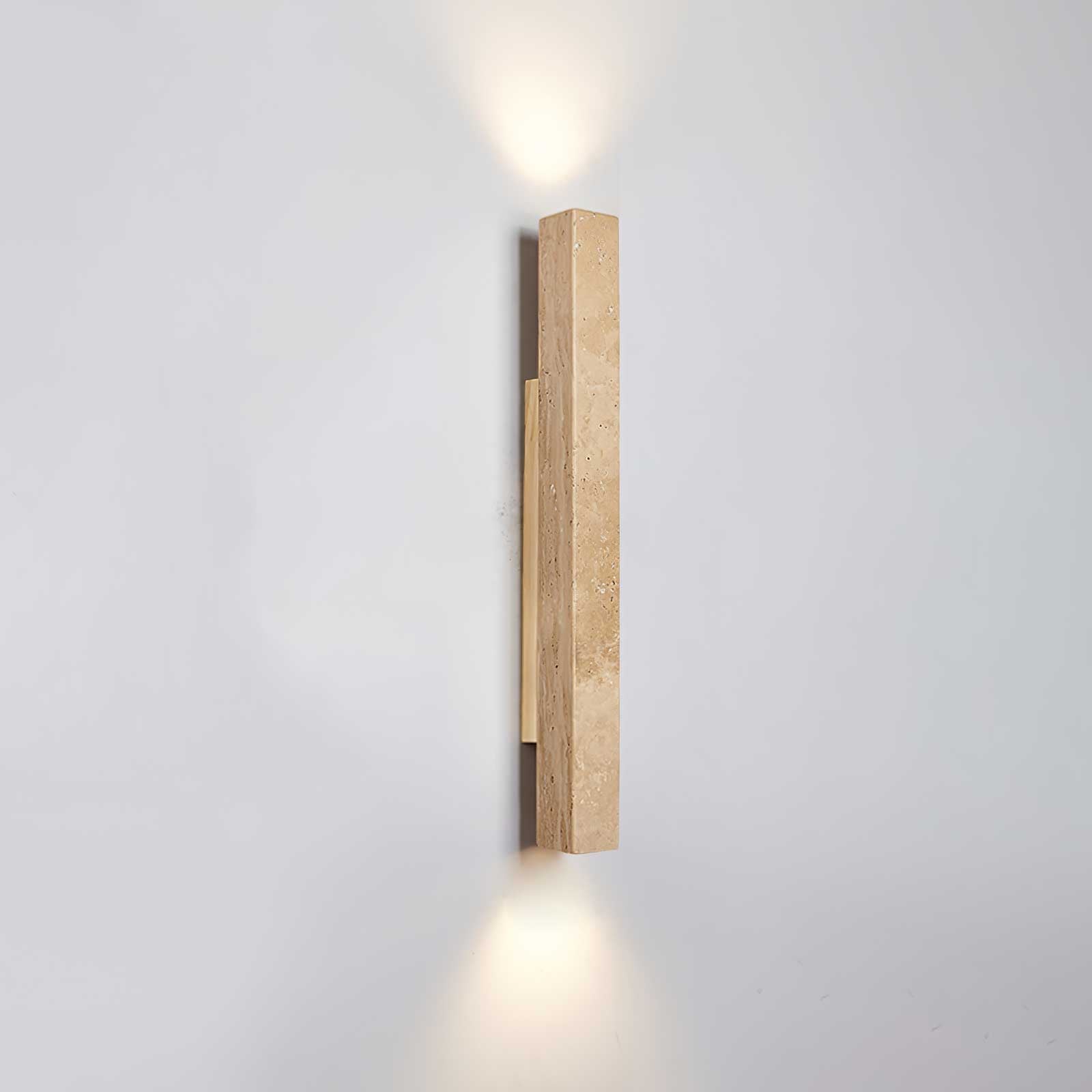 Cathais Minimalist Travertine Wall Light - Blowlighting