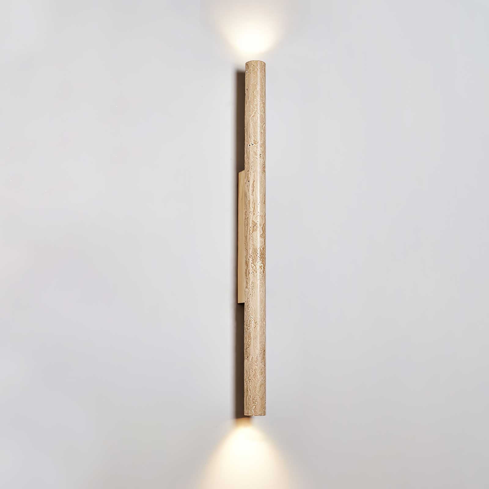 Cathais Minimalist Travertine Wall Light - Blowlighting